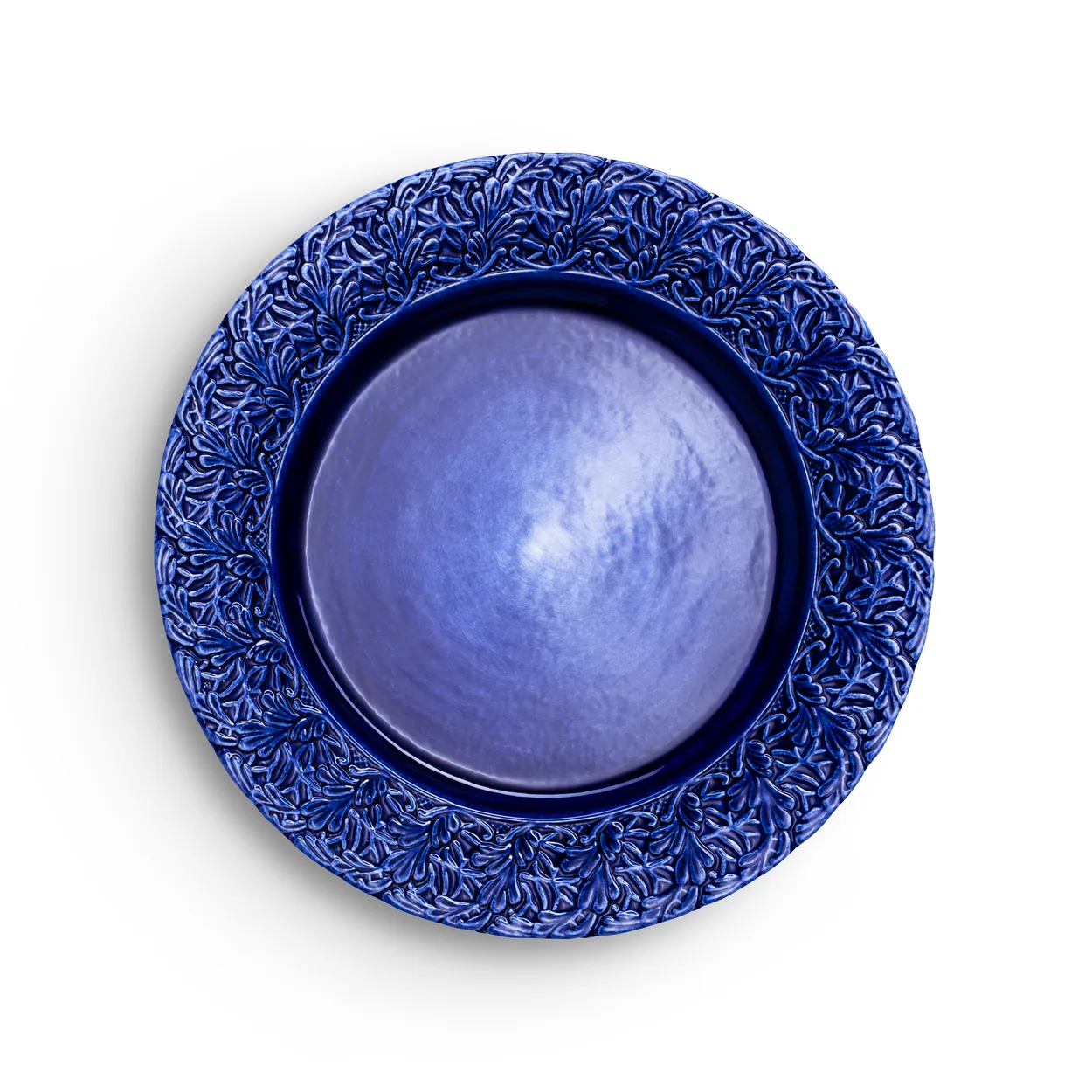 Mateus Lace tallerken – 25 cm Blå