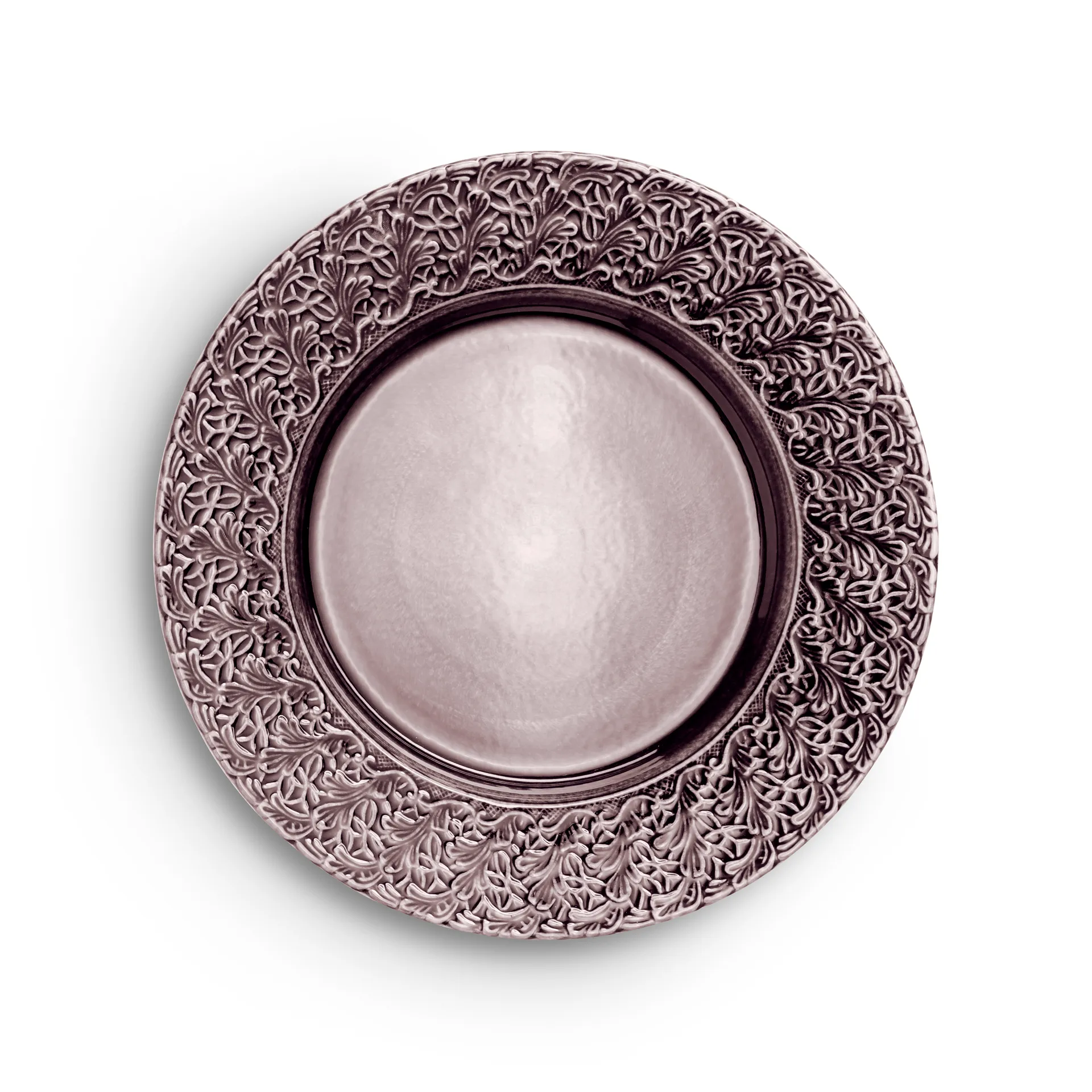 Lace tallerken – 32 cm, Blomme Mateus