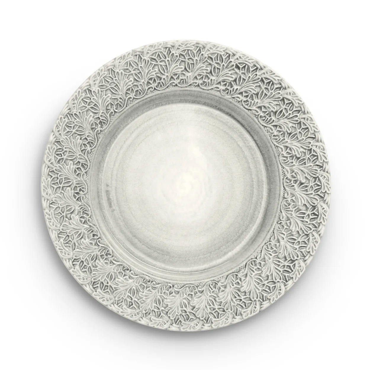 Mateus Lace tallerken – 32 cm Grå