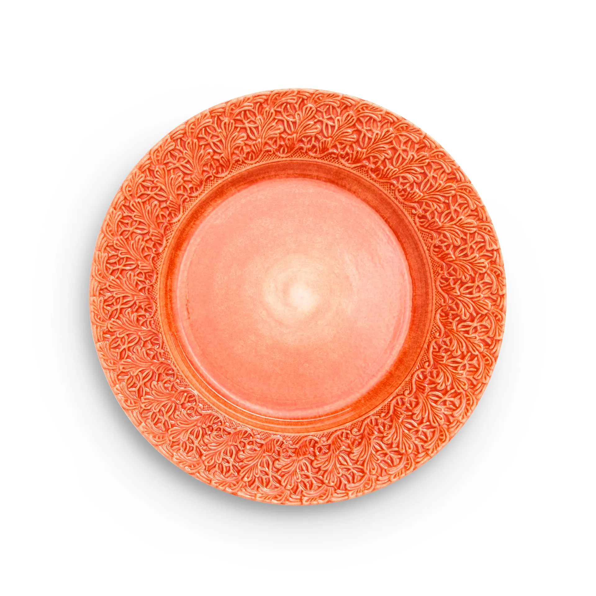 Lace tallerken – 32 cm, Orange Mateus