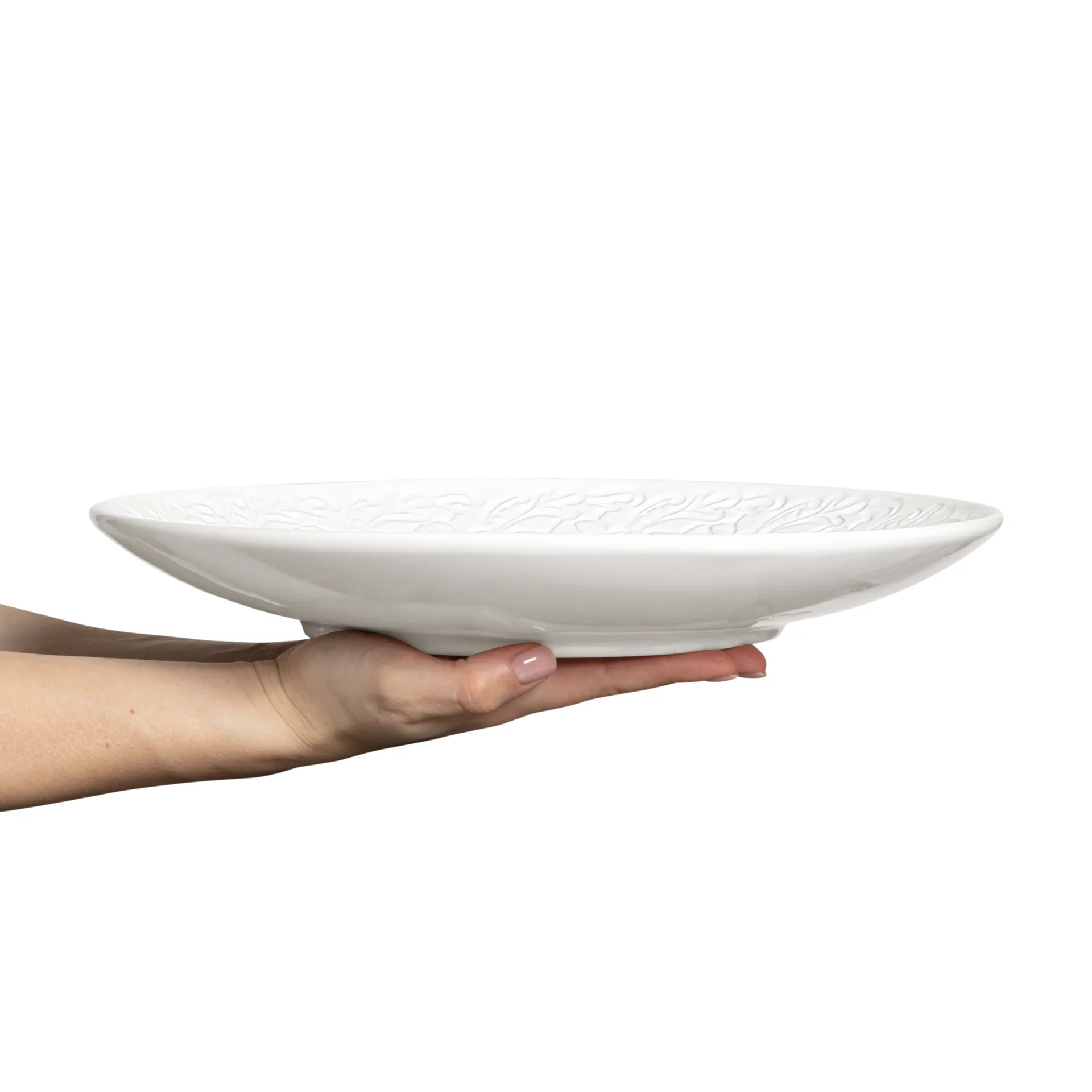 Lace underkop – 34 cm, Hvid Mateus