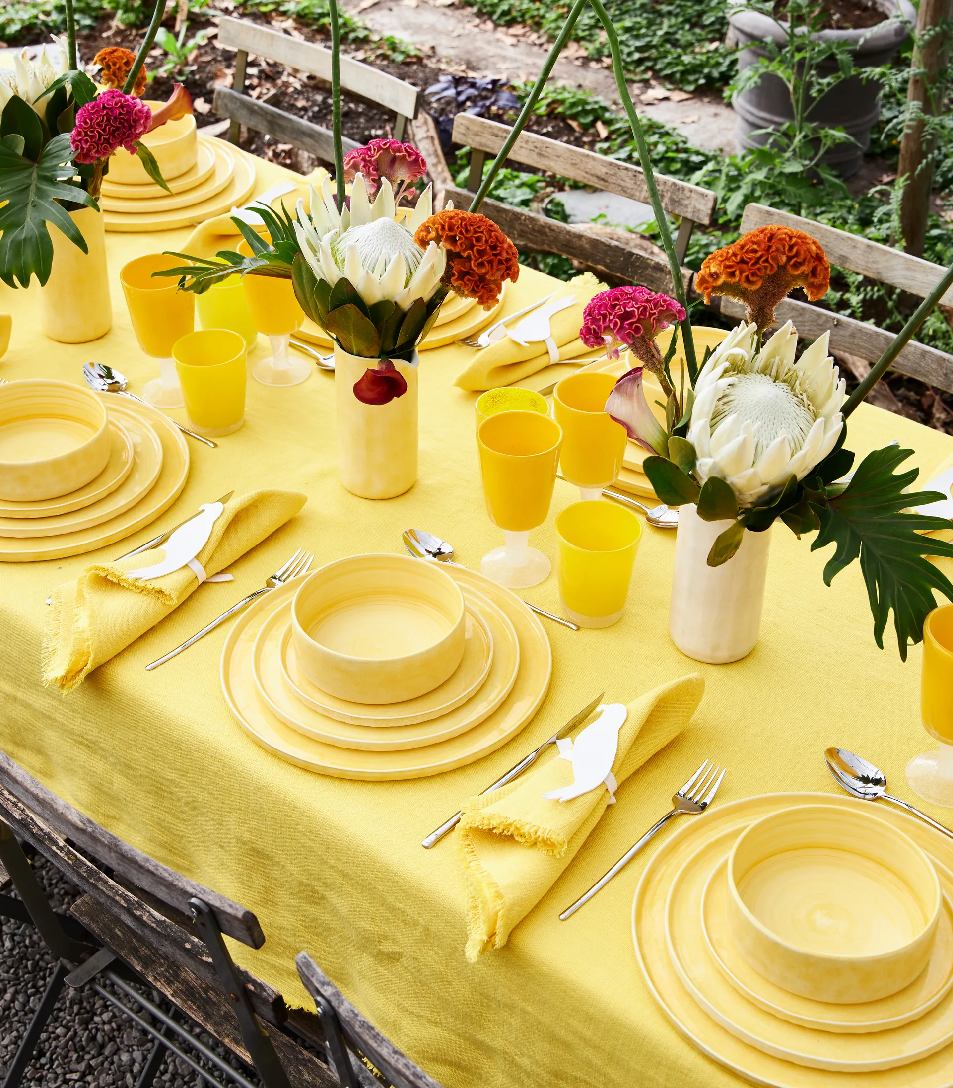 MSY tallerken – 25 cm, Gul Mateus