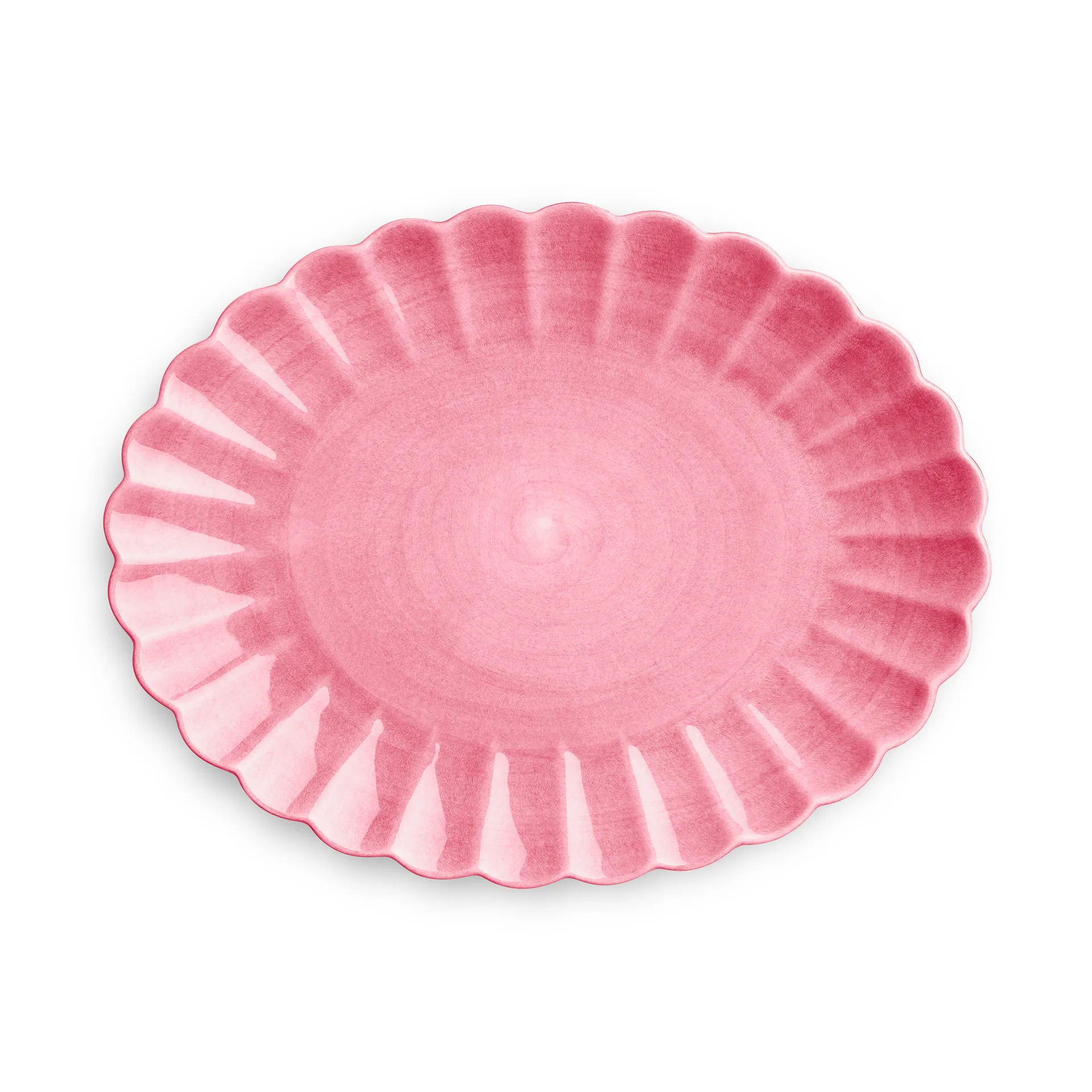 Oyster fad 30x35 cm, Lyserød Mateus