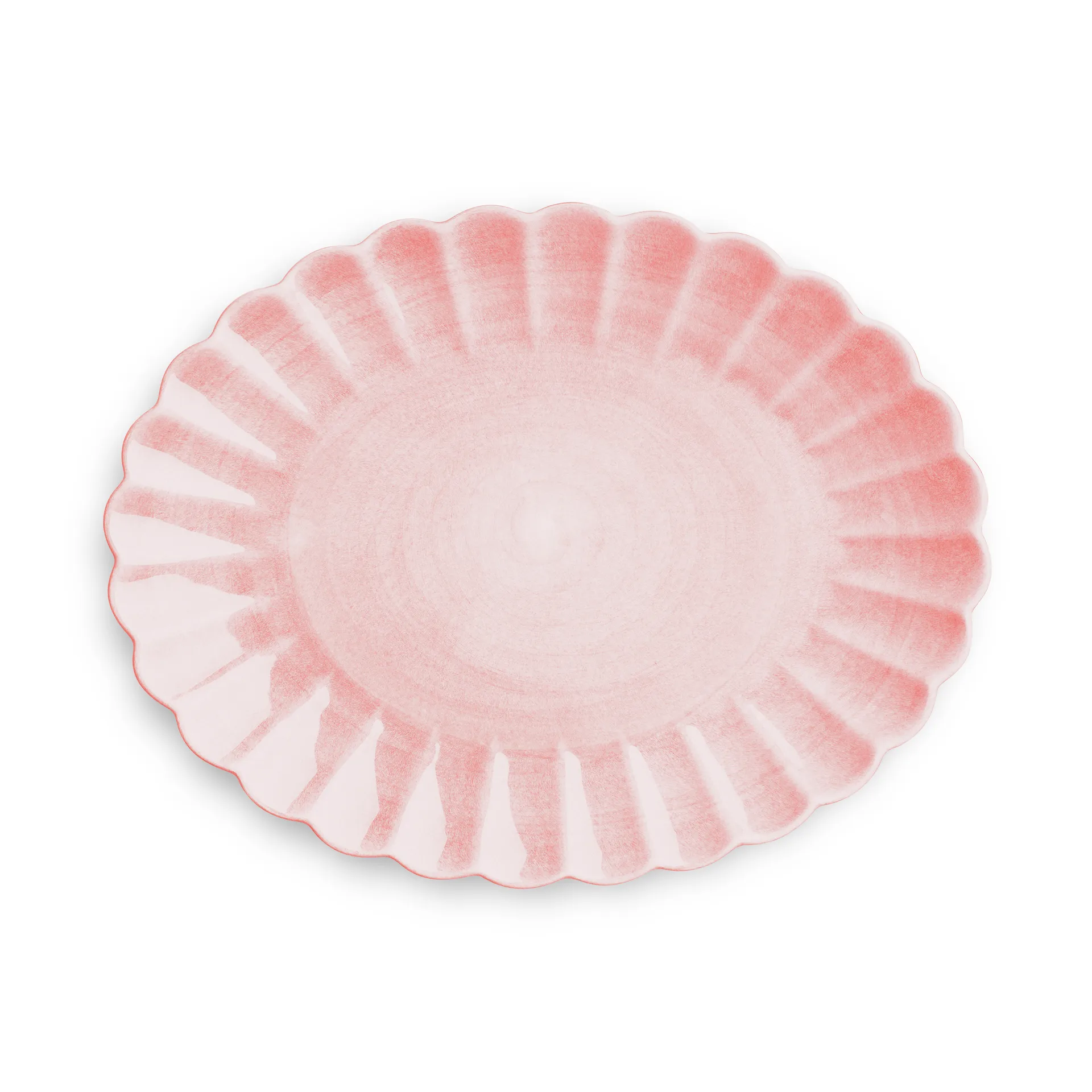 Oyster fad 30x35 cm, Lyserød Mateus