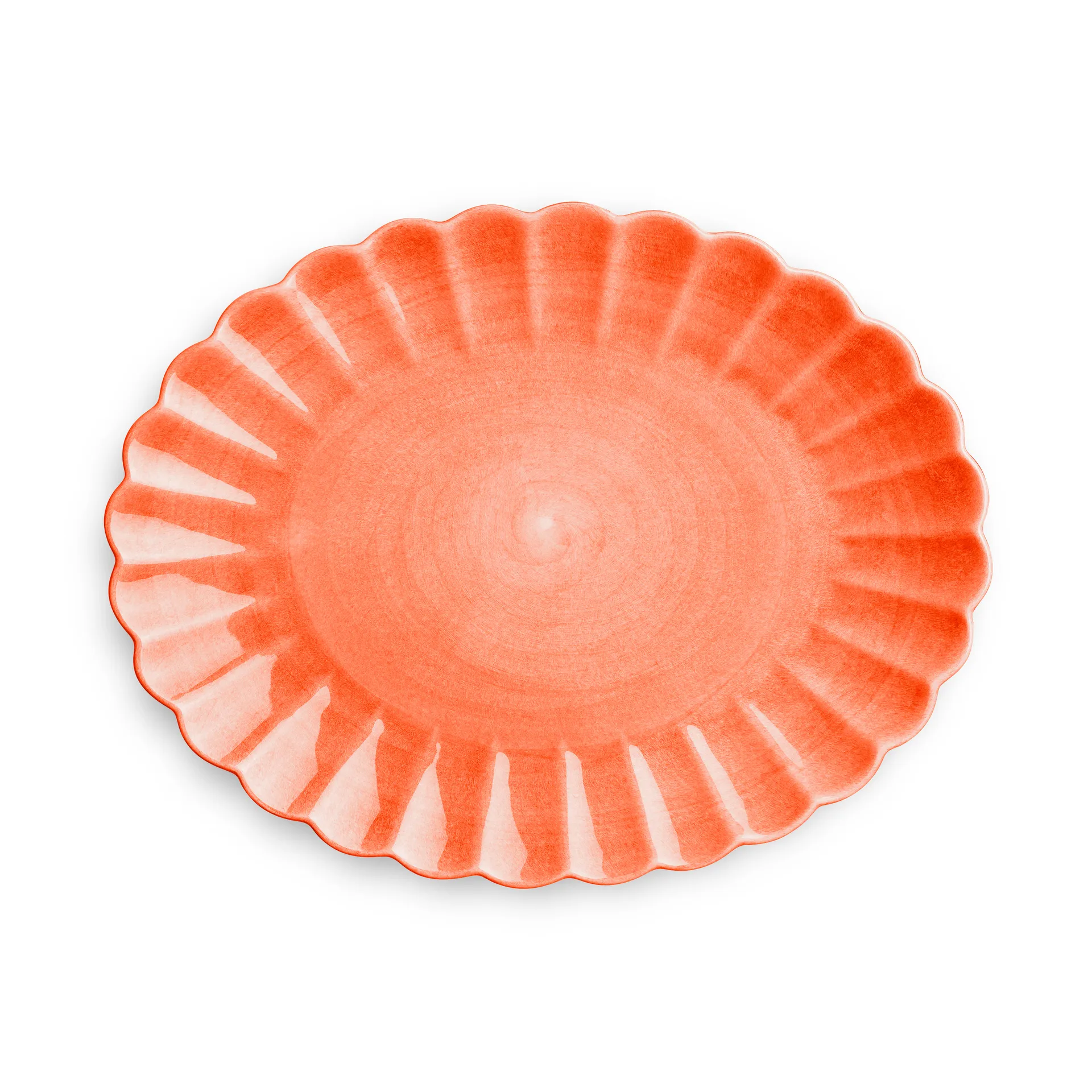 Oyster fad 30x35 cm, Orange Mateus