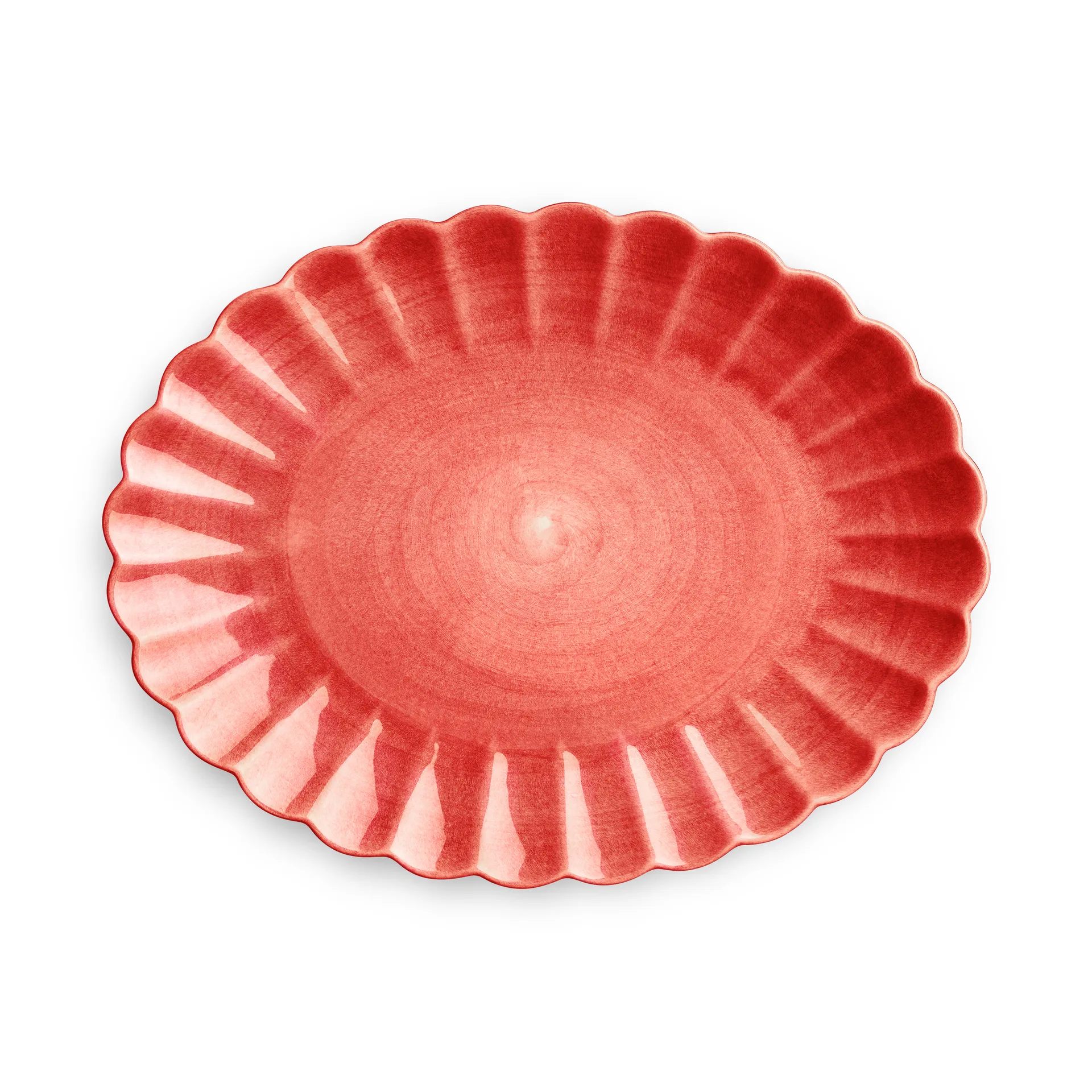 Oyster fad 30x35 cm, Rød Mateus