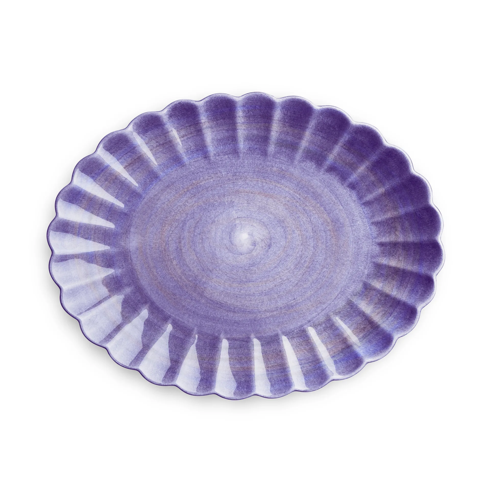 Oyster fad 30x35 cm, Violet Mateus