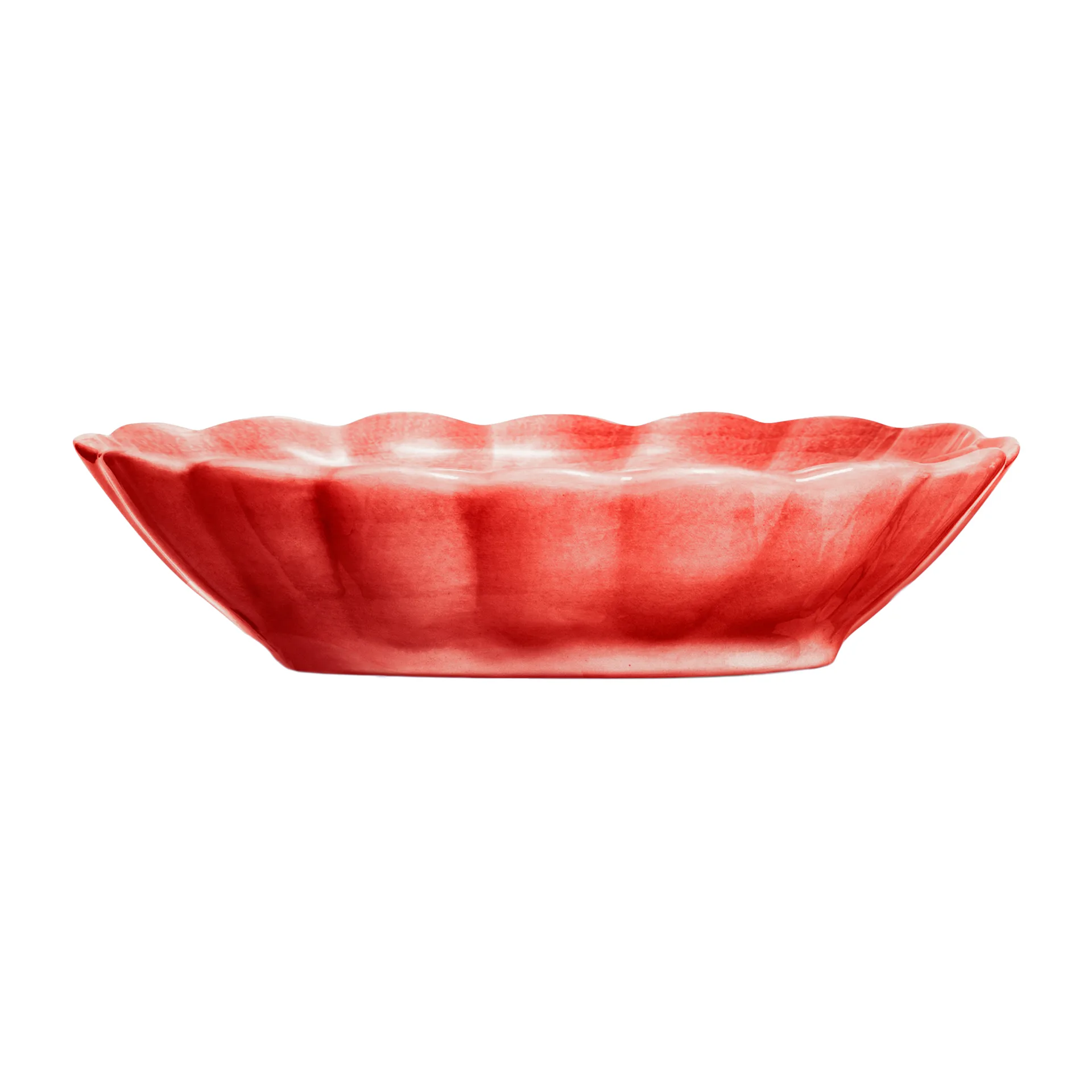 Oyster skål 18x23 cm, Rød Mateus
