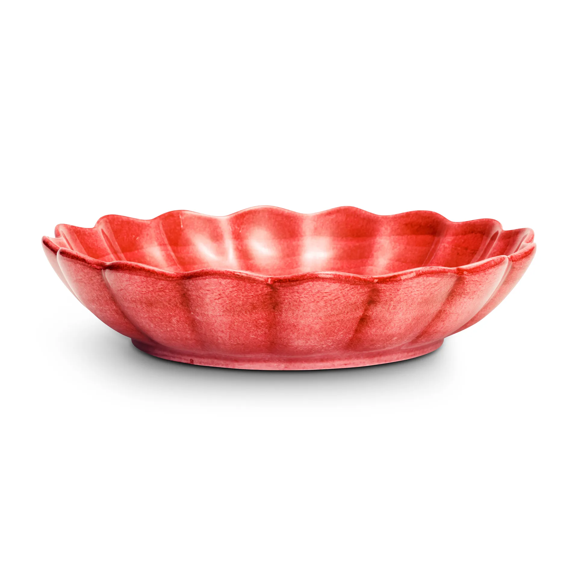 Oyster skål Ø31 cm, Rød Mateus