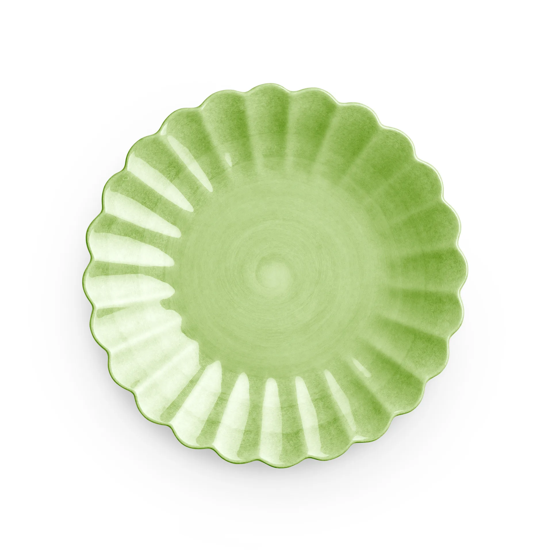 Oyster tallerken 20 cm, Grøn Mateus