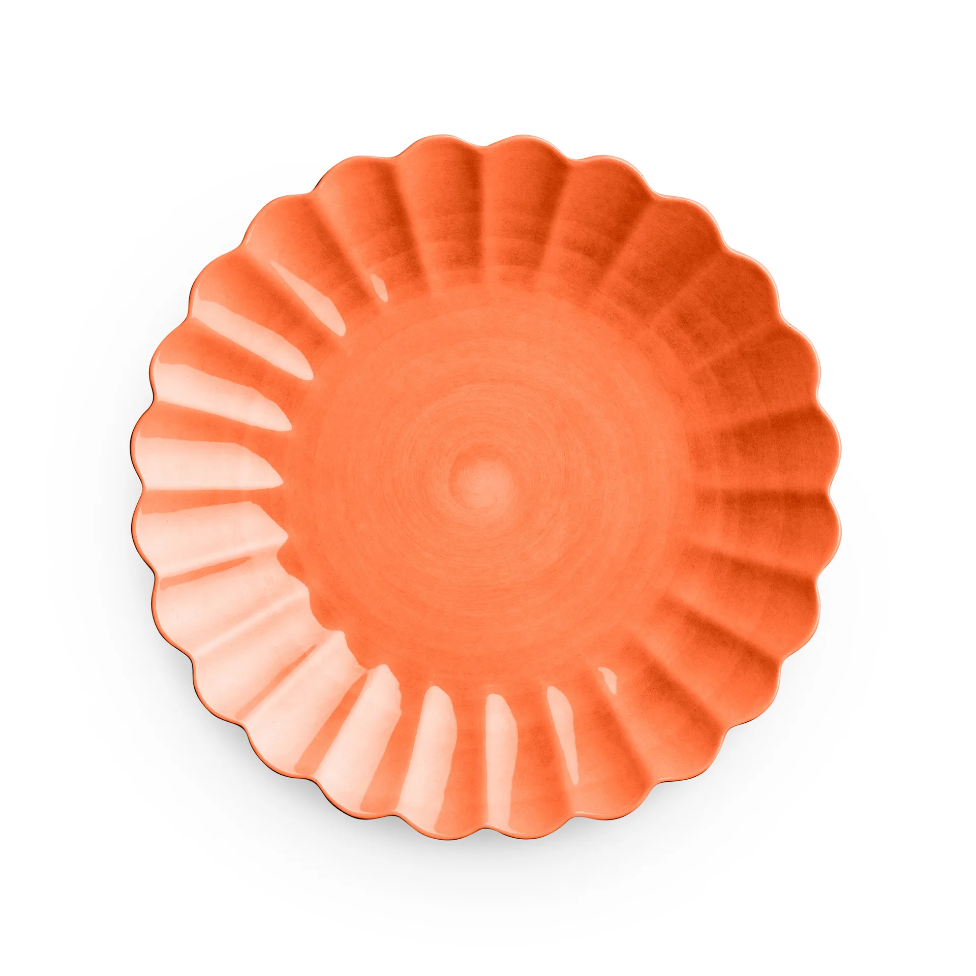 Oyster tallerken 28 cm, Orange Mateus