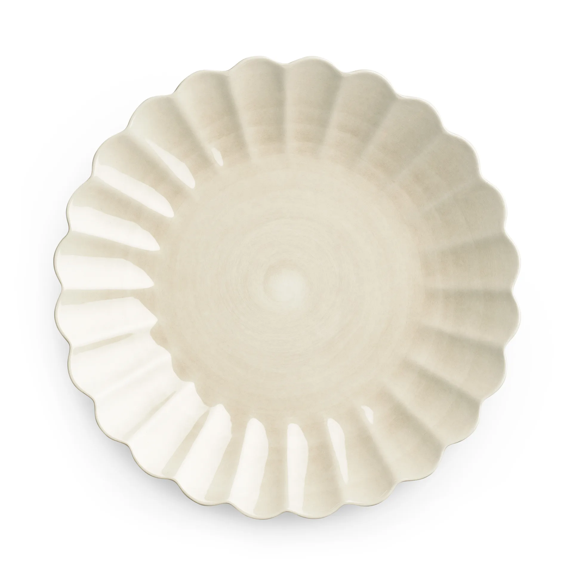 Oyster tallerken 28 cm, Sand Mateus