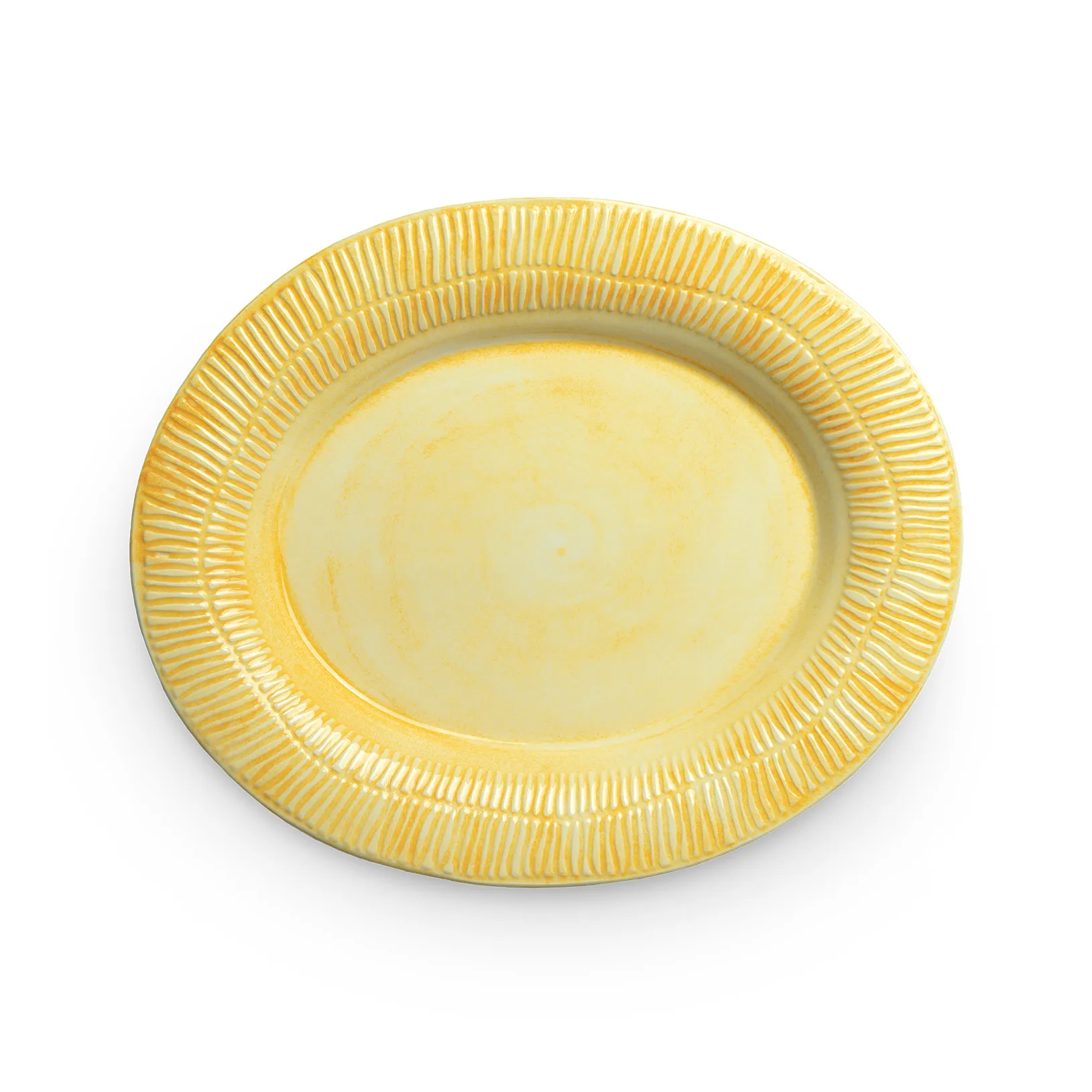 Stripes fad 30x35 cm, Gul Mateus