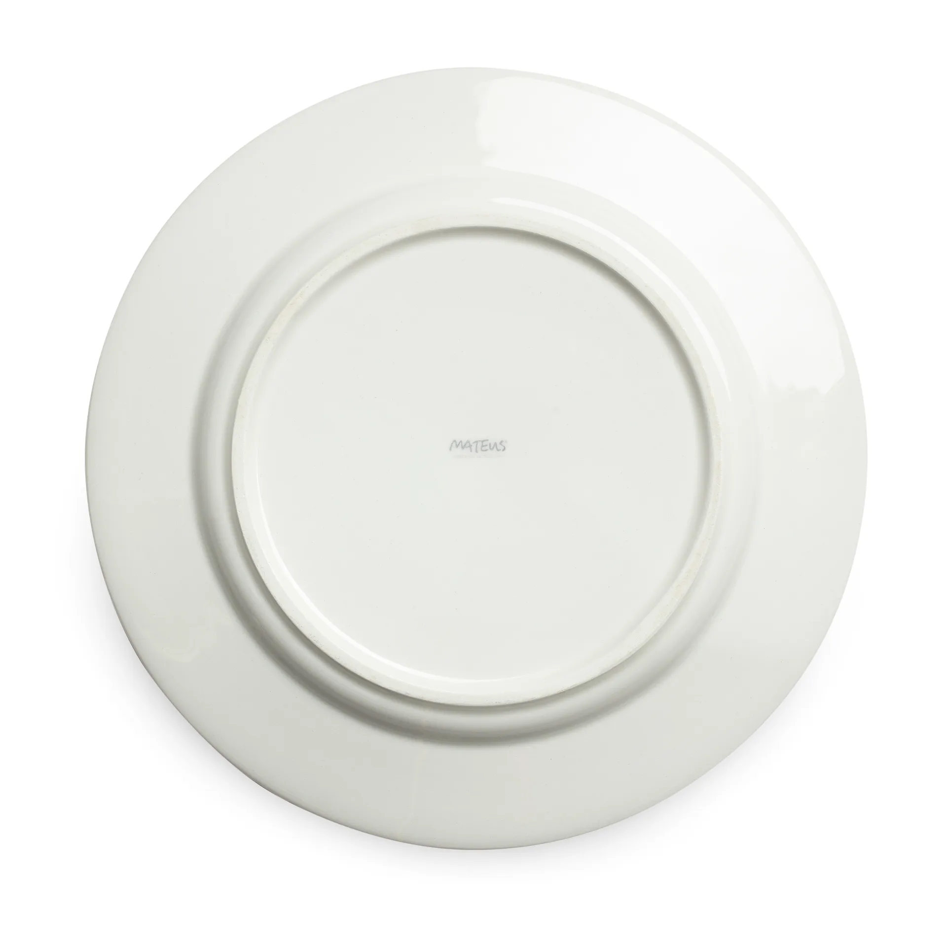 Stripes tallerken Ø28 cm, Lyseblå Mateus