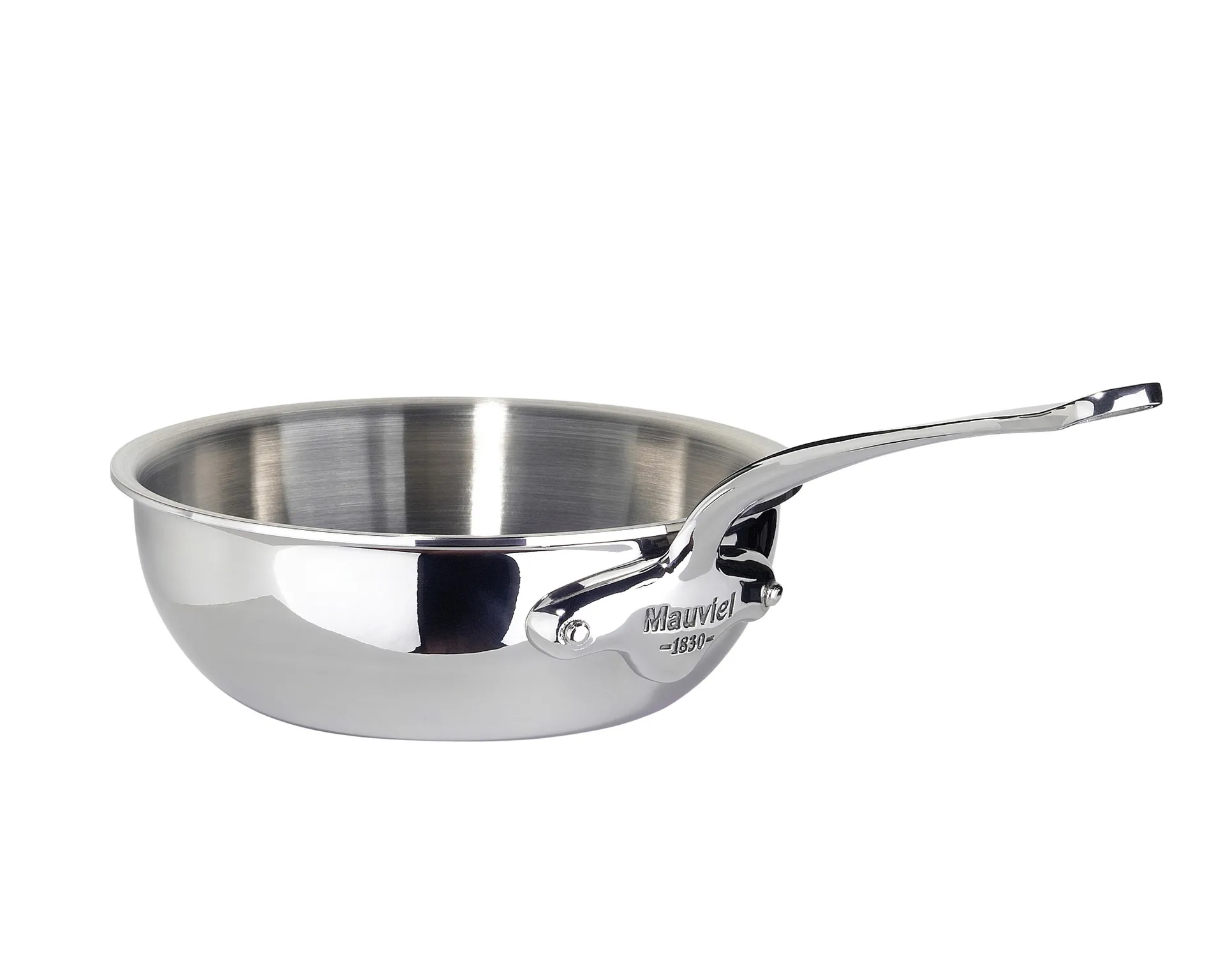 Sauterpande afrundet Cook Style 2 l, Stål Mauviel