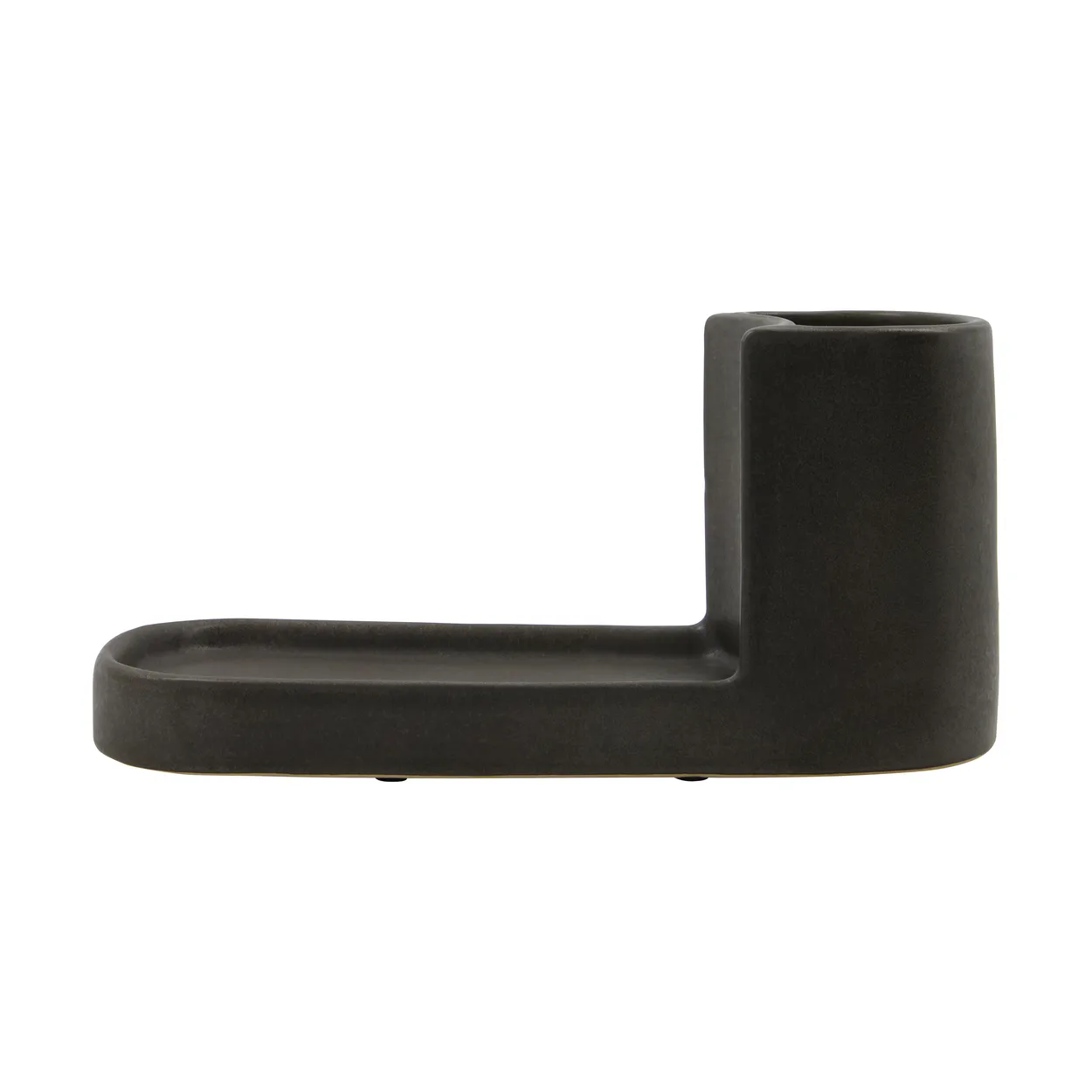 Meraki Datura Børste-og sæbeholder Mørkegrå