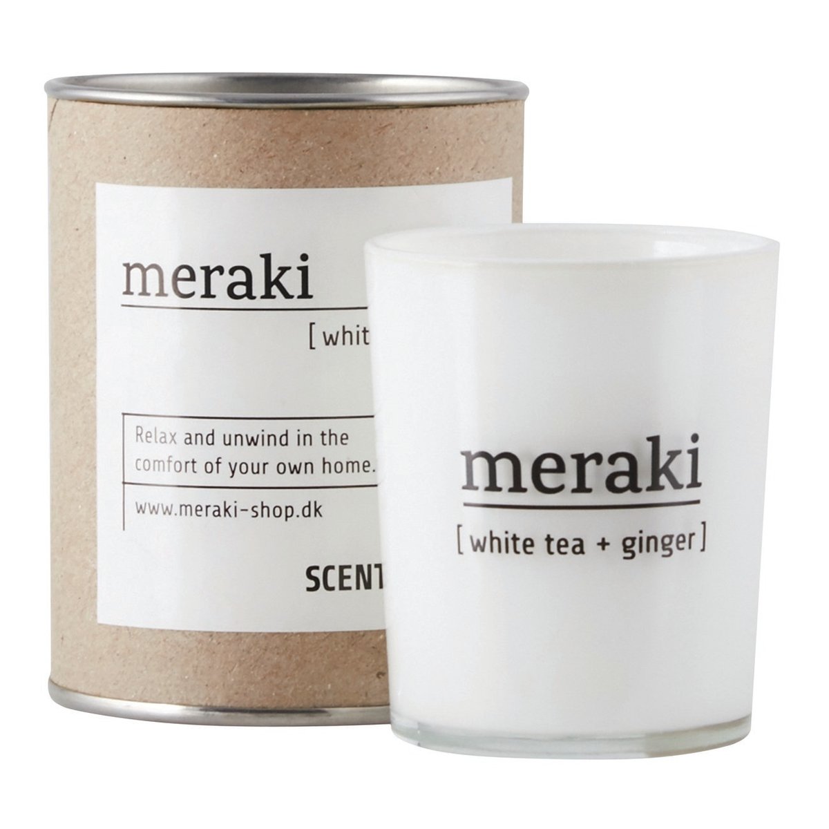 Meraki Meraki duftlys 35 timer White tea-ginger