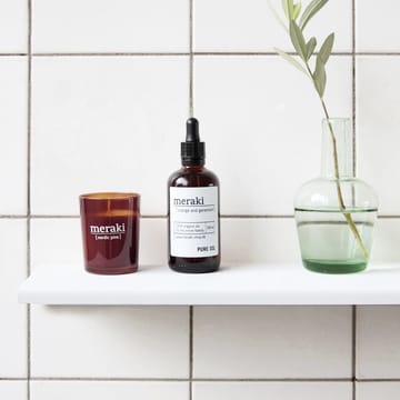 Meraki duftlys brunt glas 12 timer - Nordic pine - Meraki