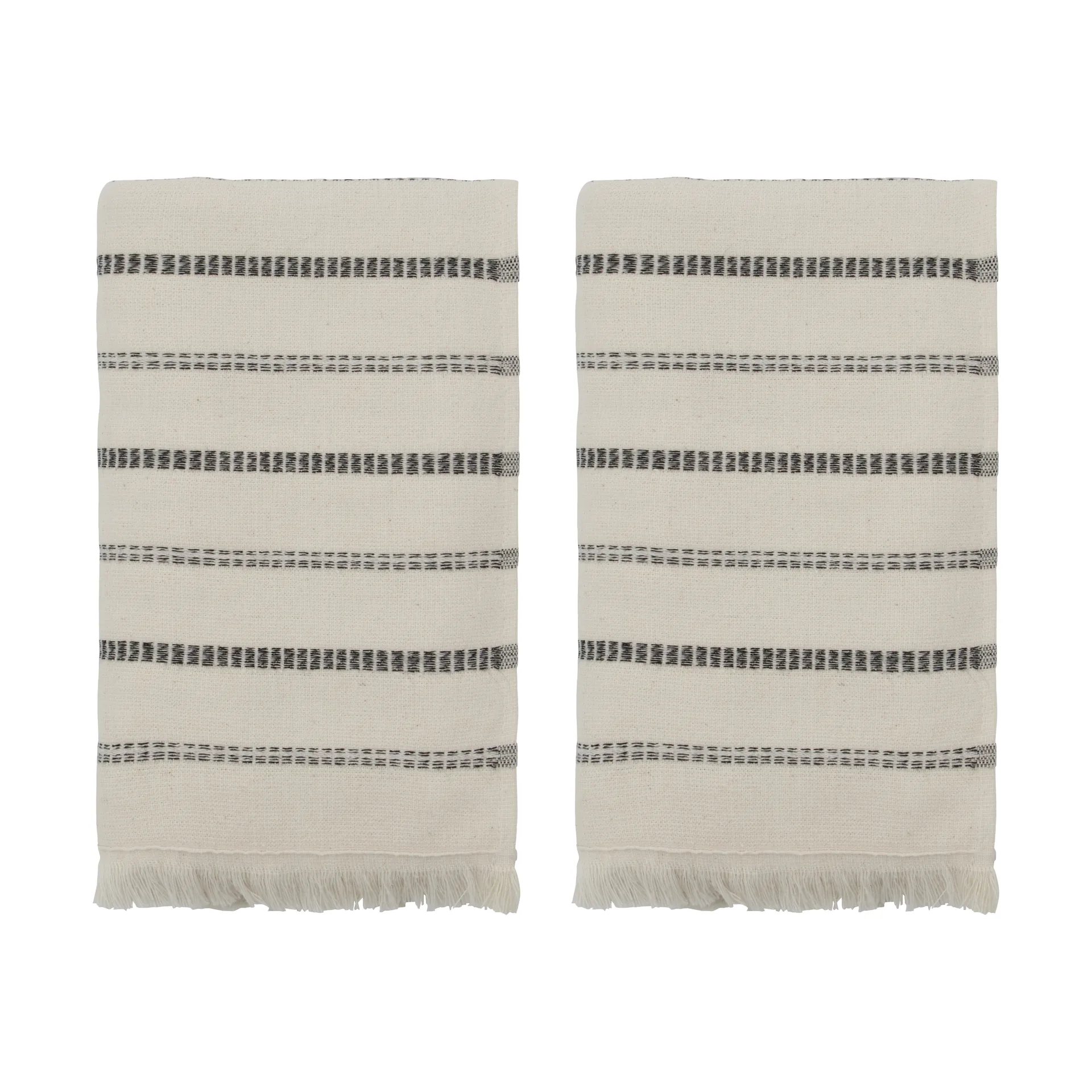 True håndklæde 2 dele, Off-White-sort, 50x100 cm Meraki