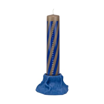 Art Piece lava lysestage Ø12,5 cm - Cobalt - Mette Ditmer