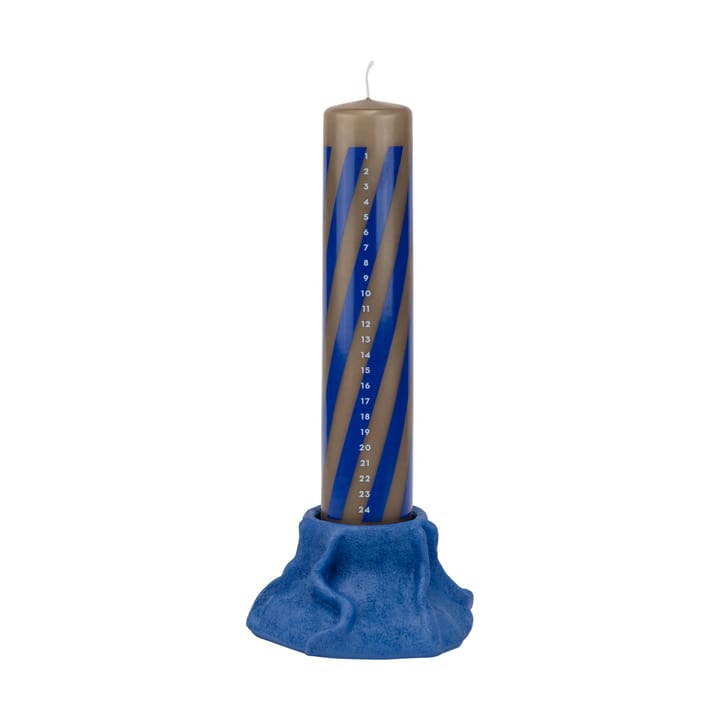 Art Piece lava lysestage Ø12,5 cm, Cobalt Mette Ditmer