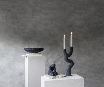 Art piece lysestage 41 cm - Black - Mette Ditmer