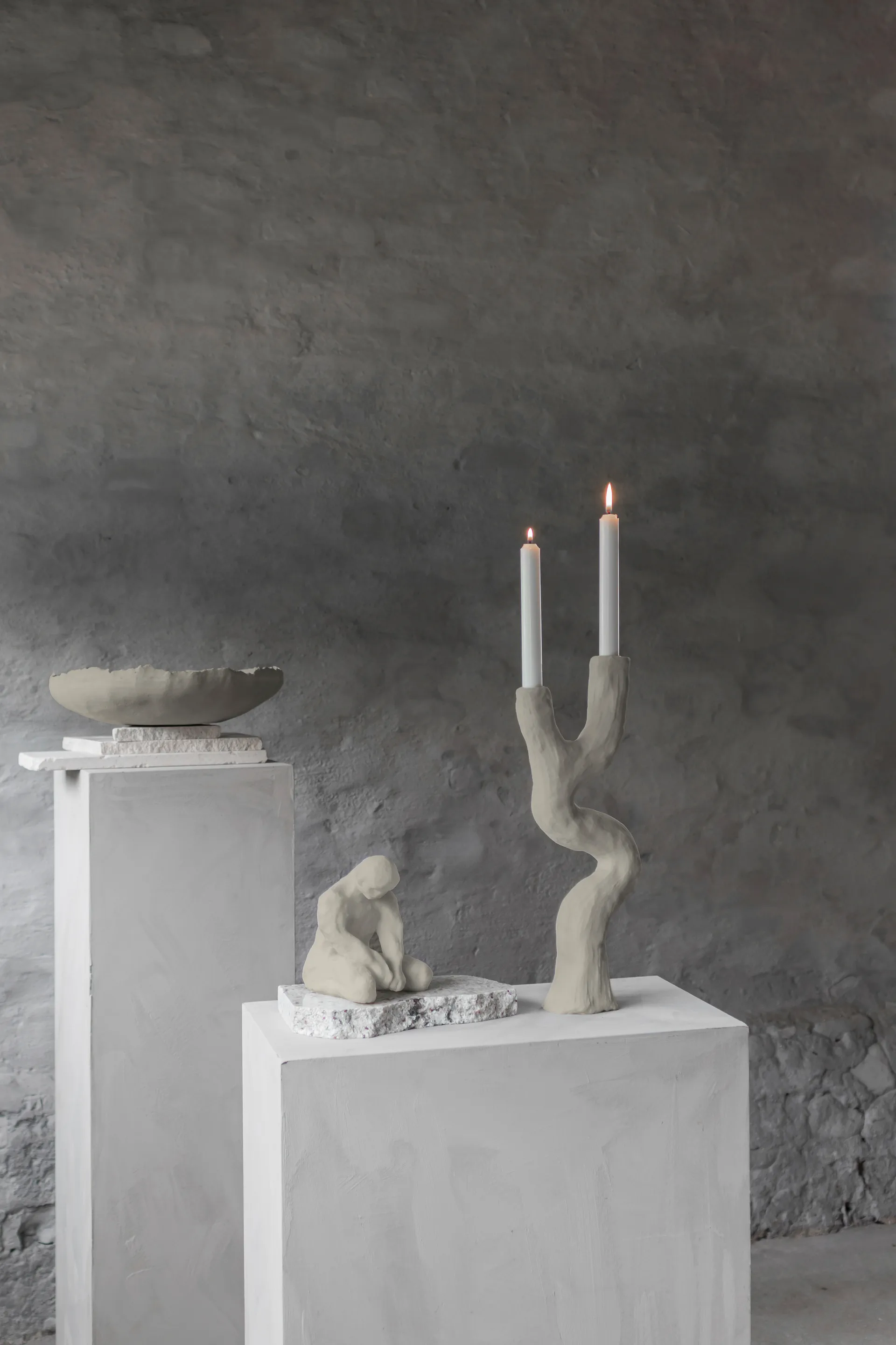 Art piece lysestage 41 cm, Sand Mette Ditmer