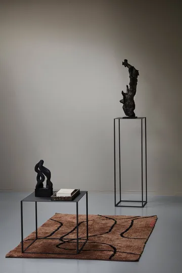 Cubic piedestal - Sort, 29x29x90 cm - Mette Ditmer