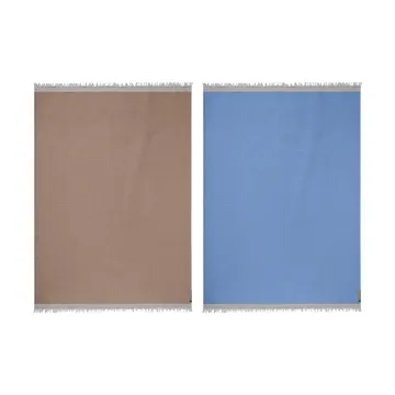 Duet plaid - Beige-Blue (beige-blå), 130x175 cm - Mette Ditmer
