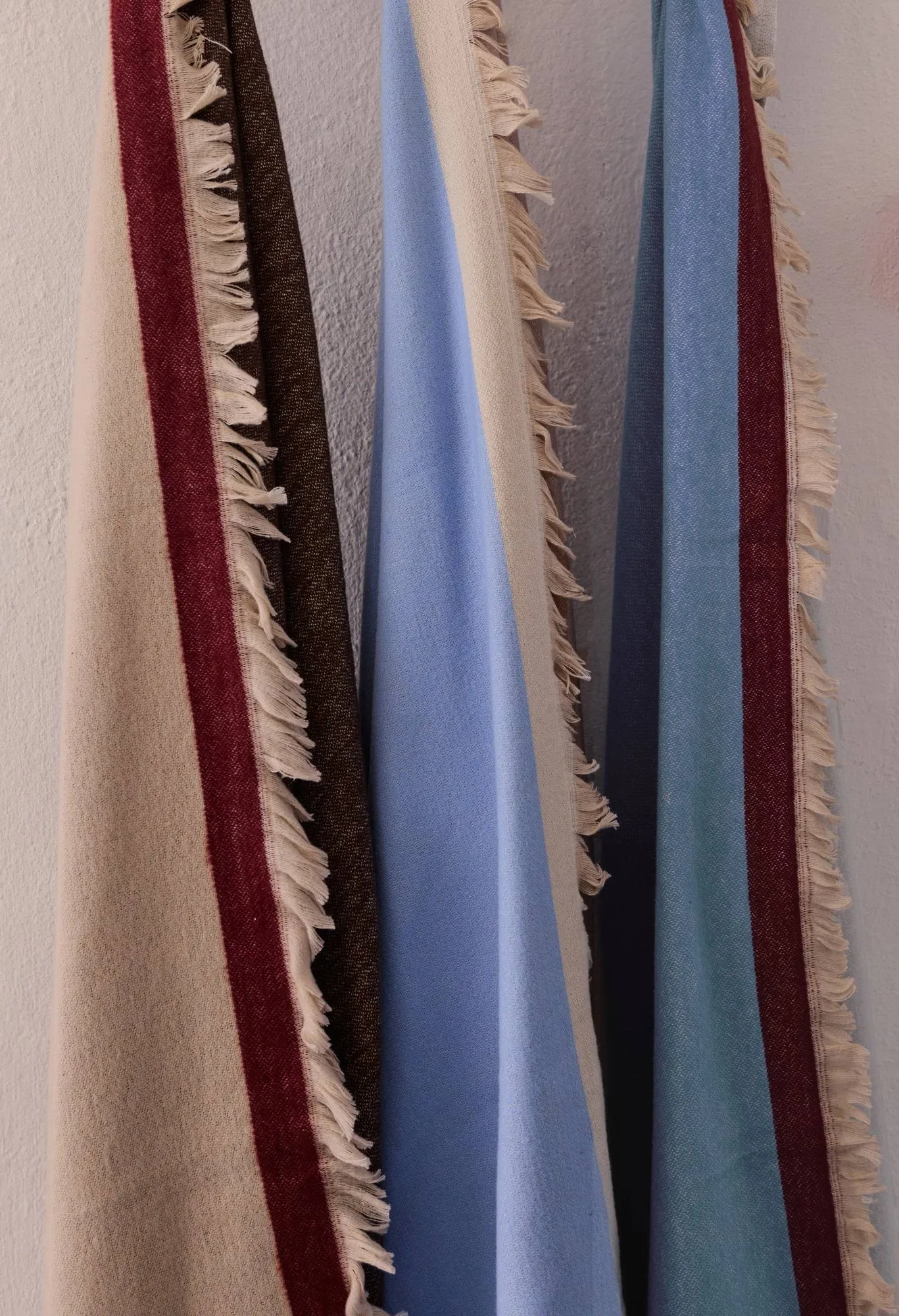 Duet plaid, Blue-Beige (blå-beige), 130x175 cm Mette Ditmer