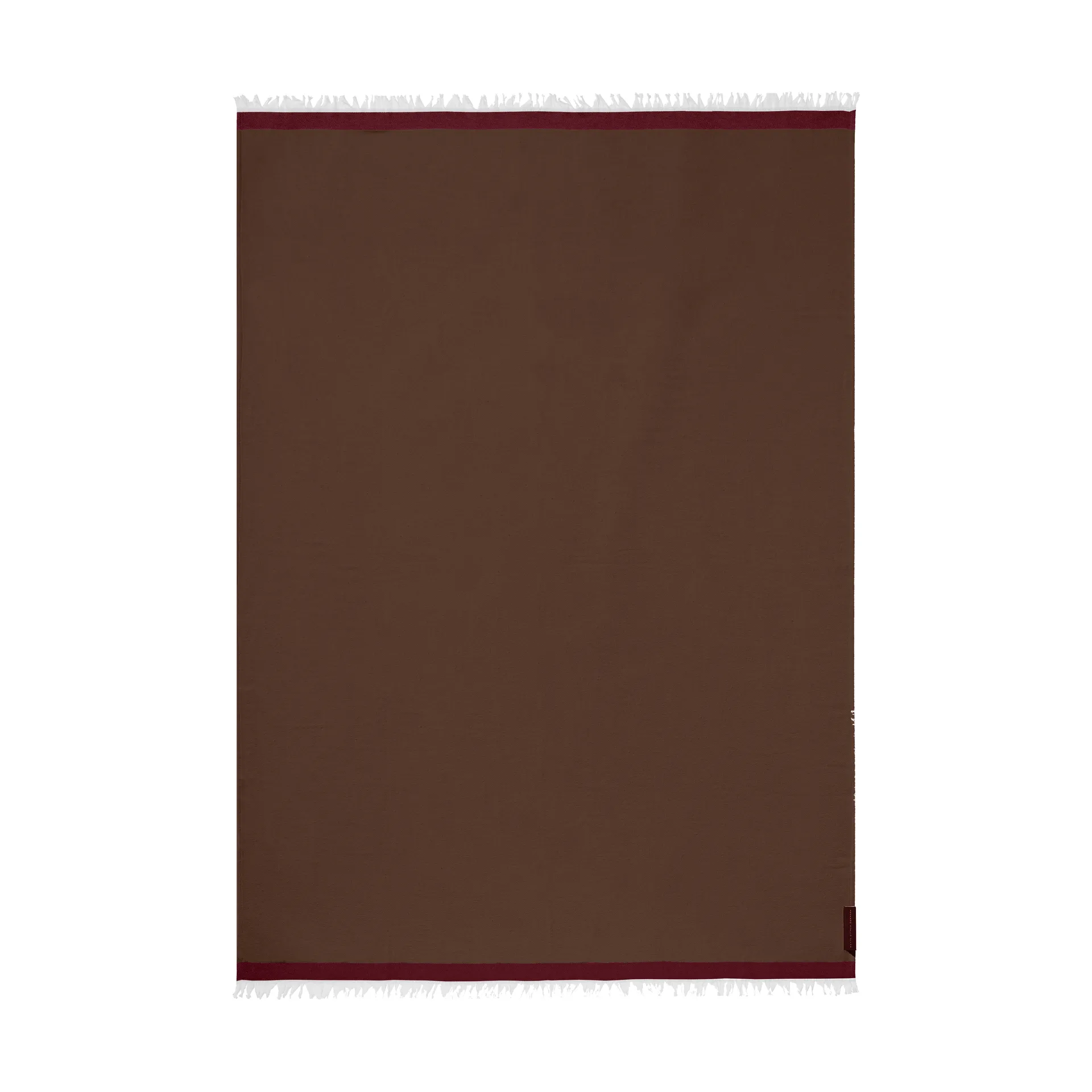 Duet plaid, Brown-Beige (brun-beige), 130x175 cm Mette Ditmer