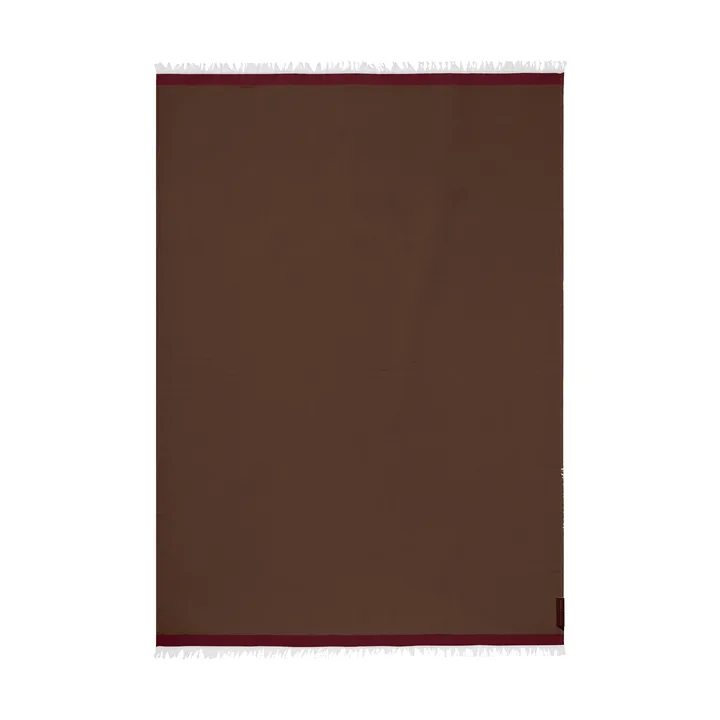 Duet plaid - Brown-Beige (brun-beige), 130x175 cm - Mette Ditmer