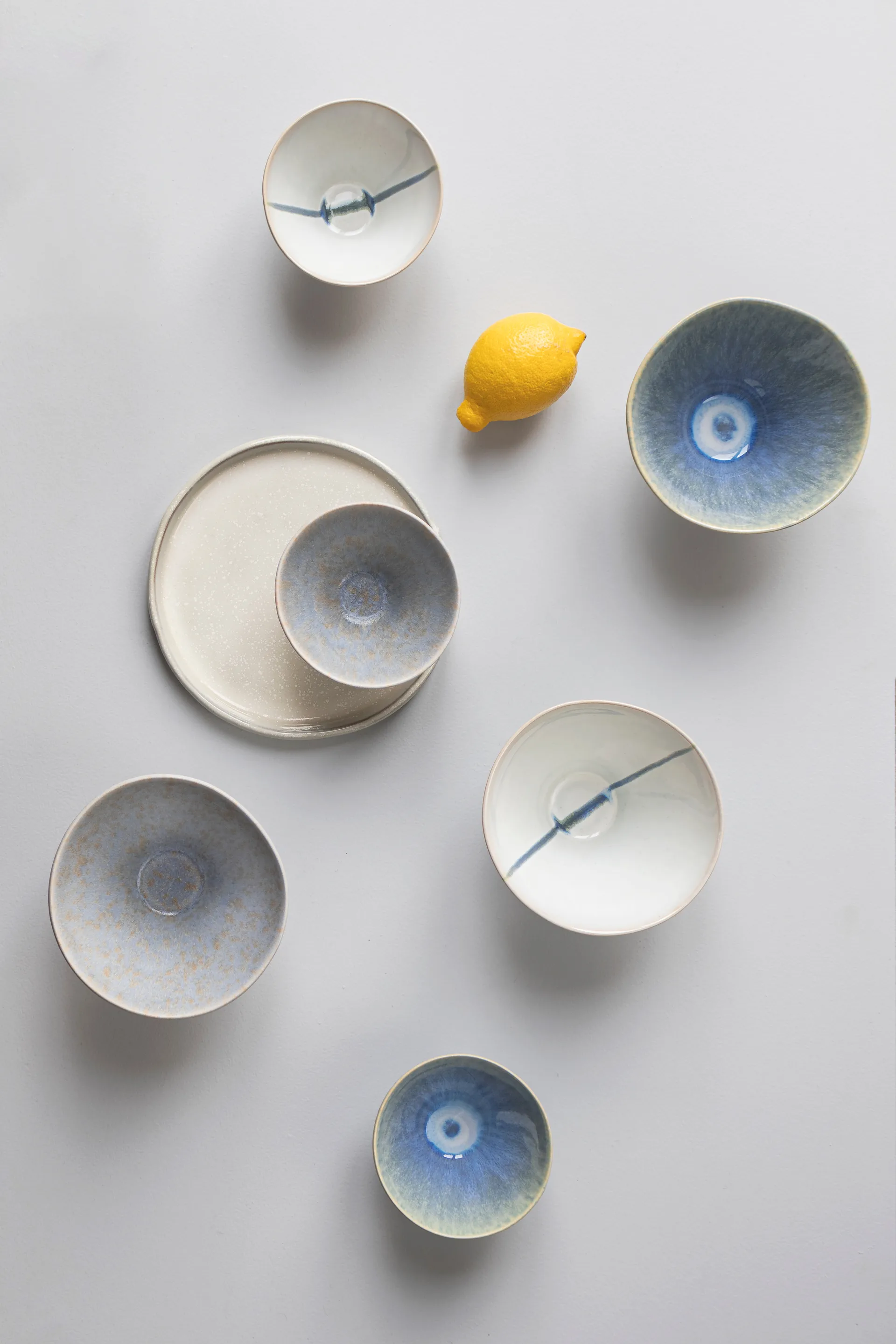Elements skål medium Ø15,5 cm 3 dele, Blue Mette Ditmer