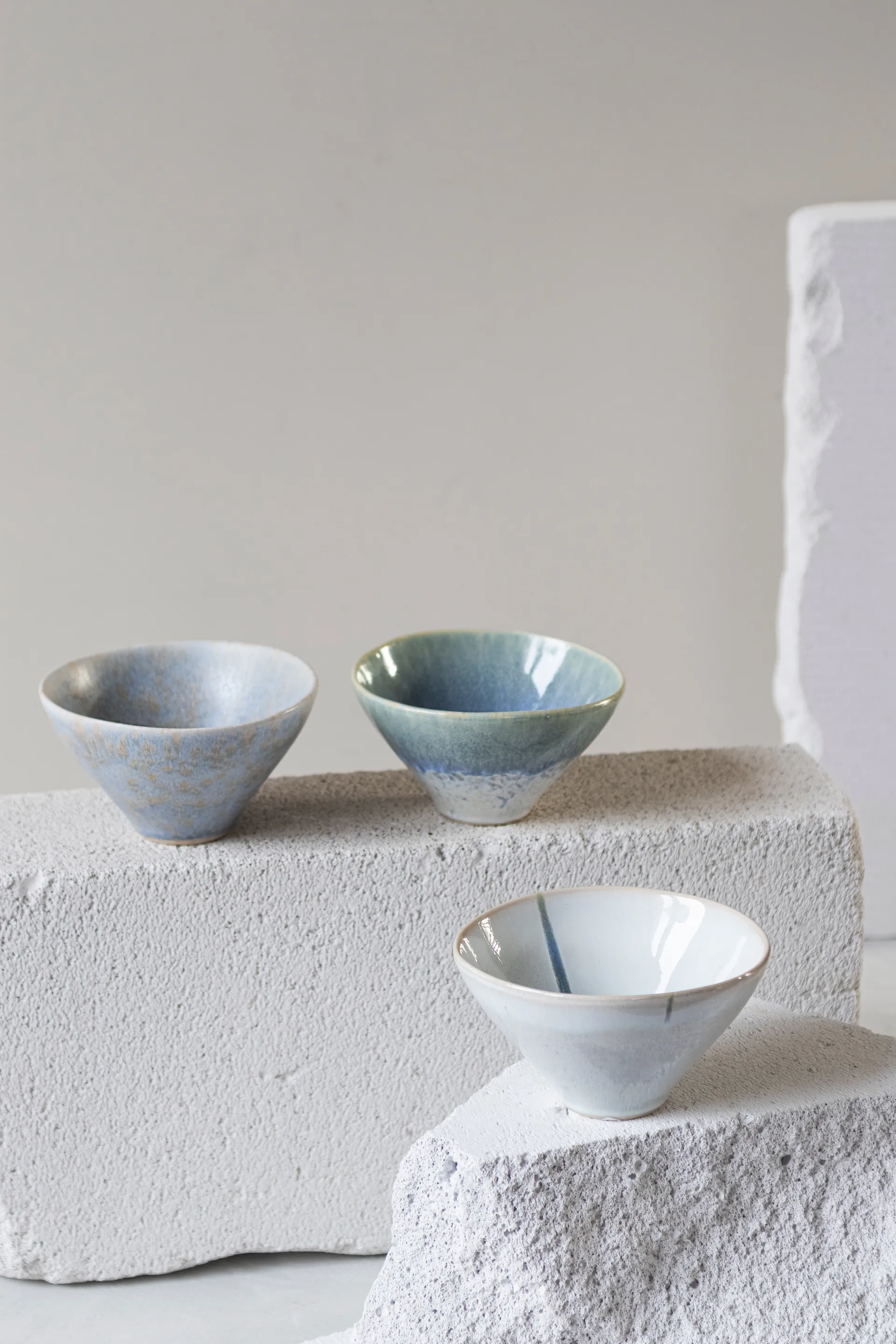 Elements skål small Ø12 cm 3 dele, Blue Mette Ditmer