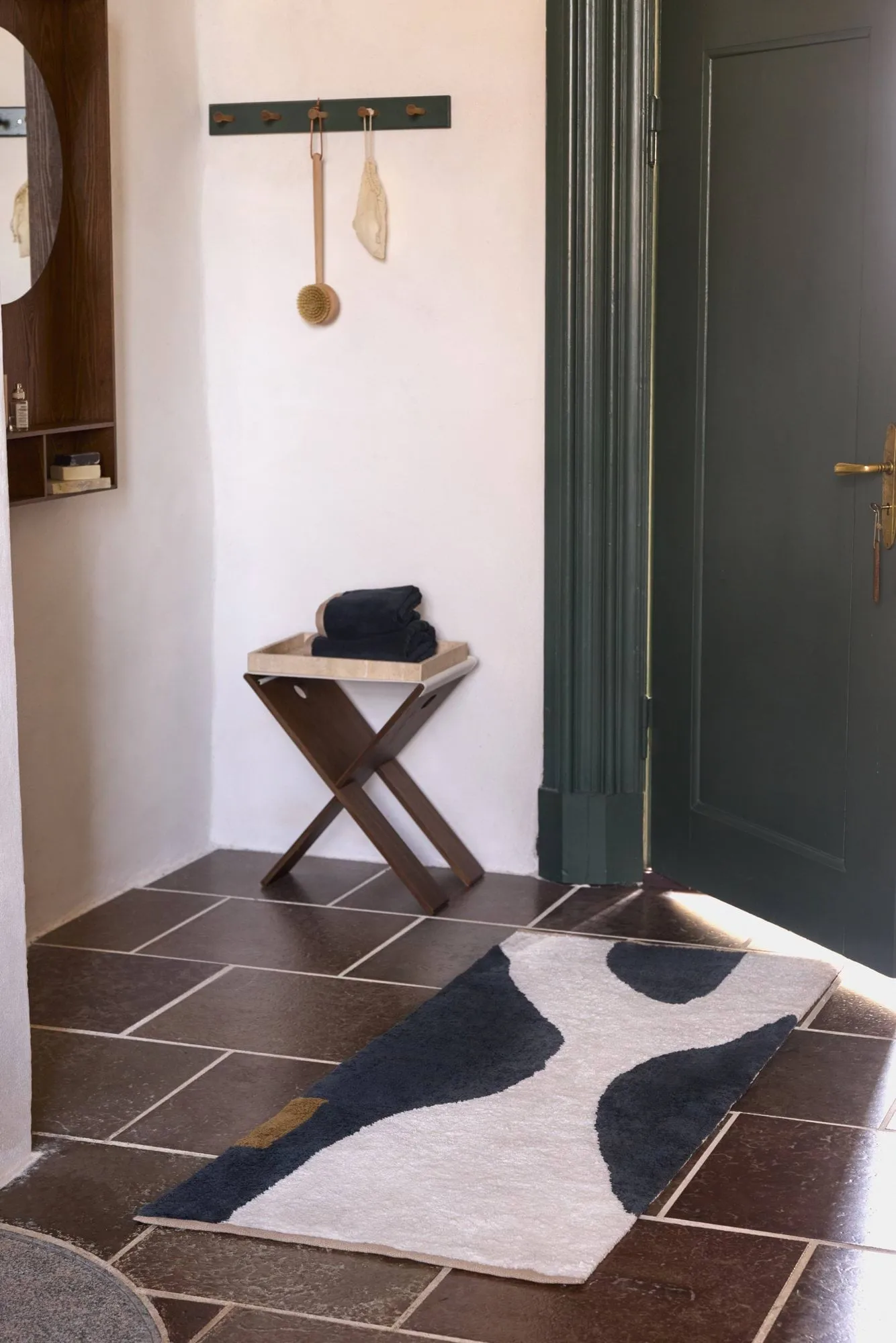 Figura måtte, Grey-Beige, 70x150 cm Mette Ditmer