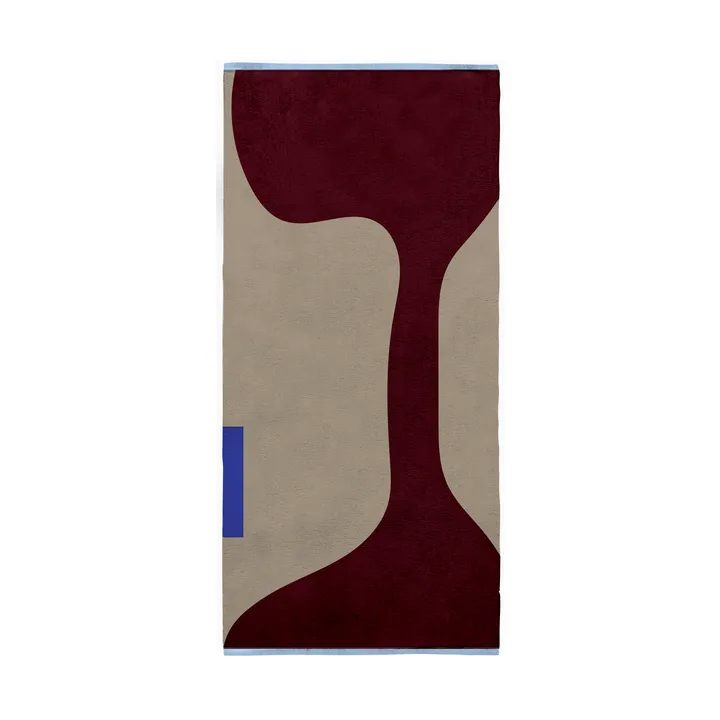 Figura måtte - Red-Beige, 70x150 cm - Mette Ditmer