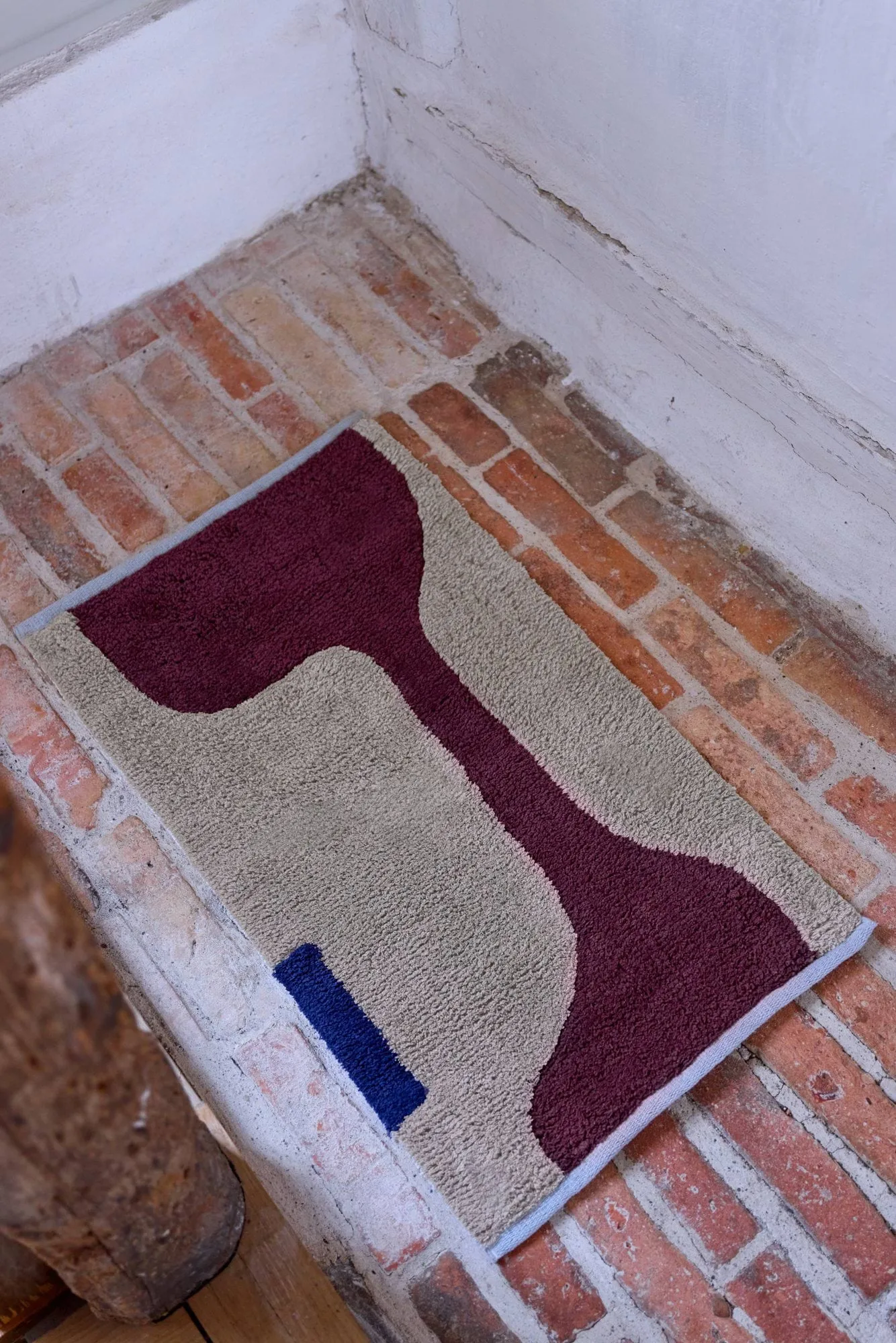 Figura måtte, Red-Beige, 70x150 cm Mette Ditmer
