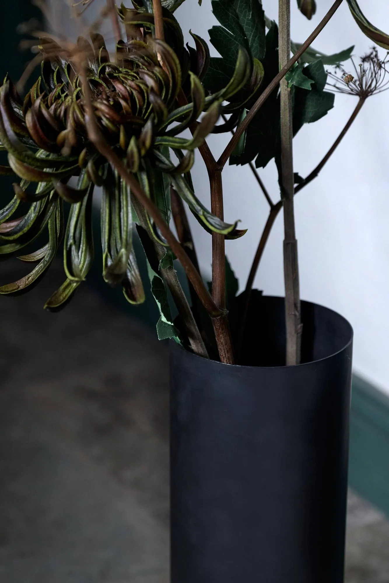 Floor vase, Sort, 40,5 cm Mette Ditmer