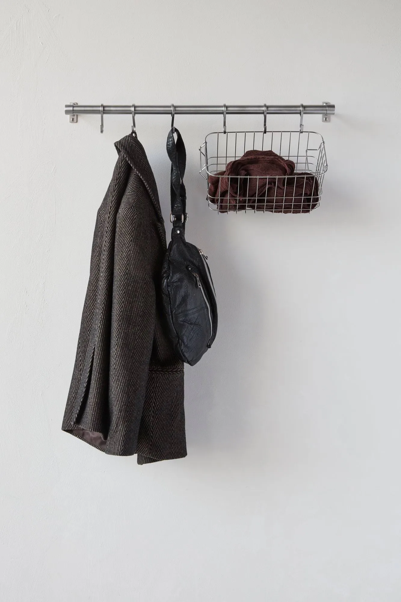Hang-it tøjstativ, Sølvfarvet, 11x70x5,5 cm Mette Ditmer