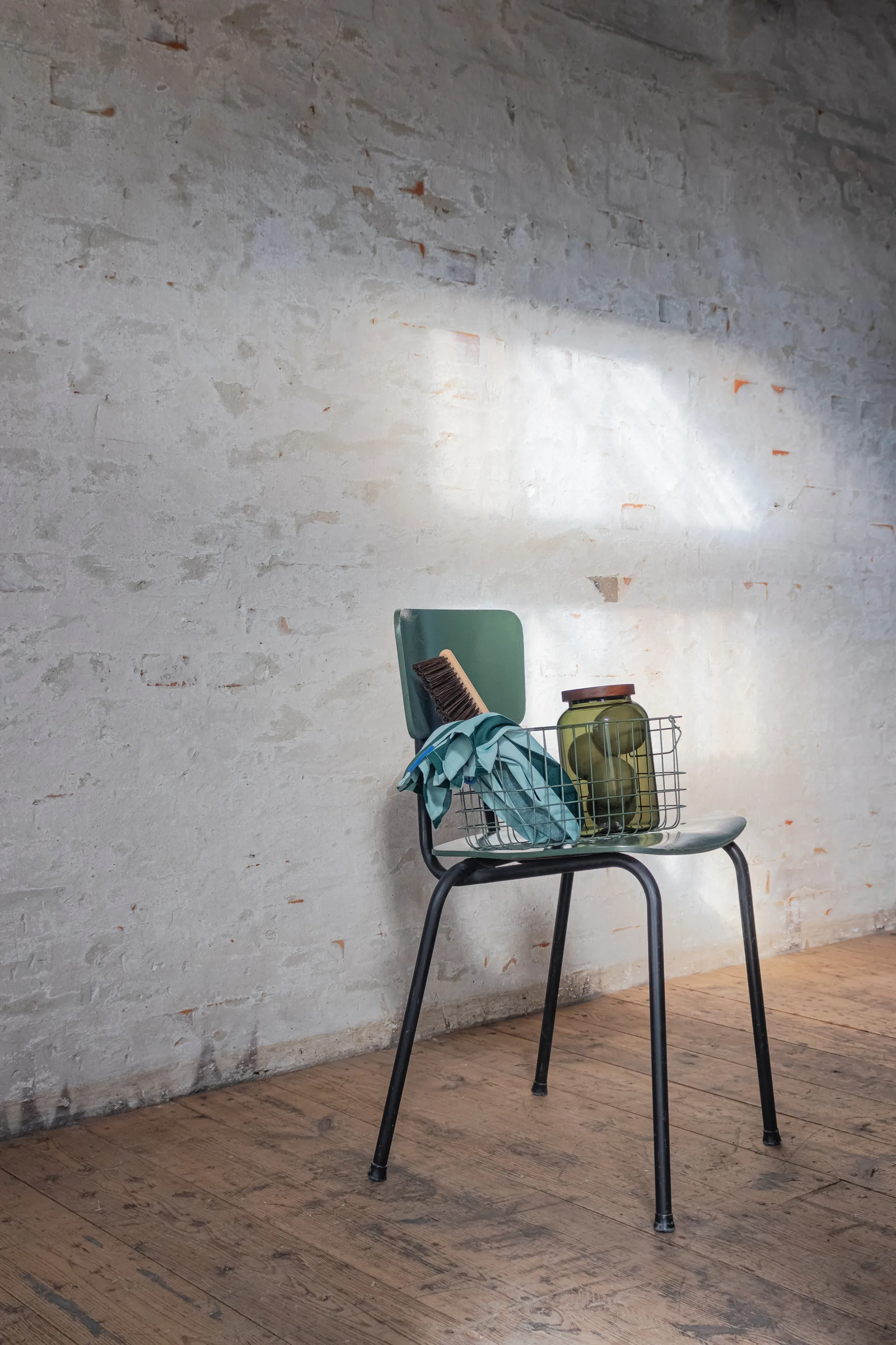 Luna krukke med låg large 20 cm, Dark forest Mette Ditmer