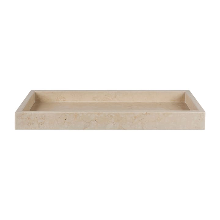 Marble dekorationsbakke 16x31 cm, Sand Mette Ditmer