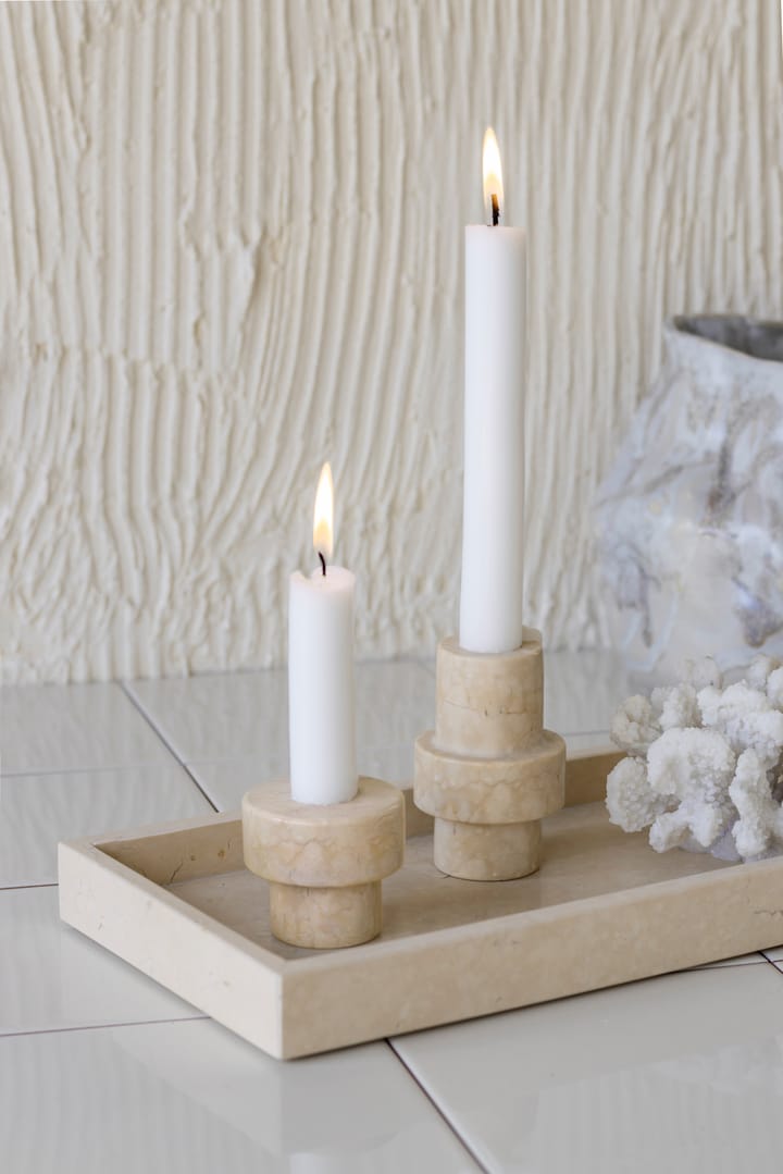 Marble lysestage 5 cm, Sand Mette Ditmer