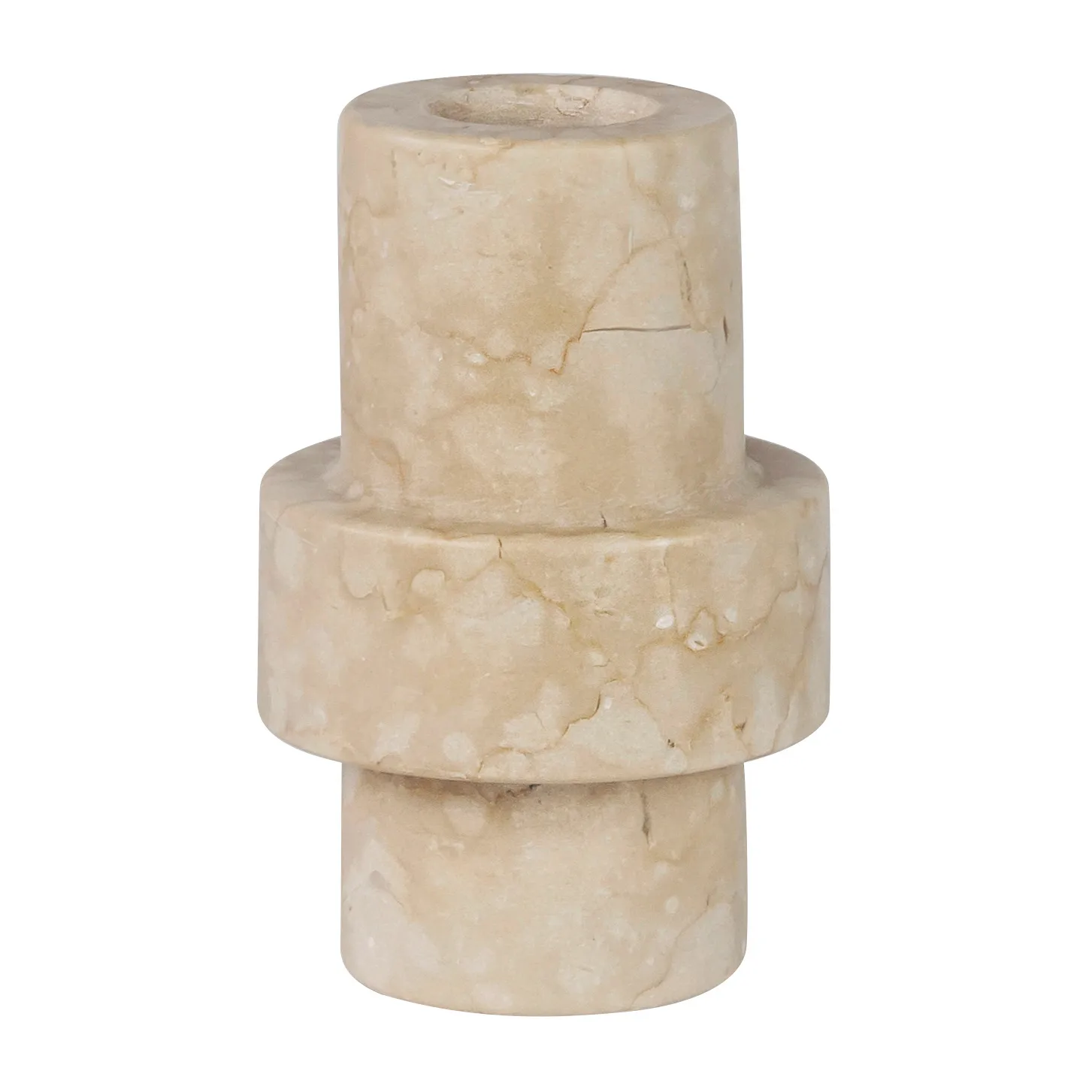 Marble lysestage 8,5 cm, Sand Mette Ditmer