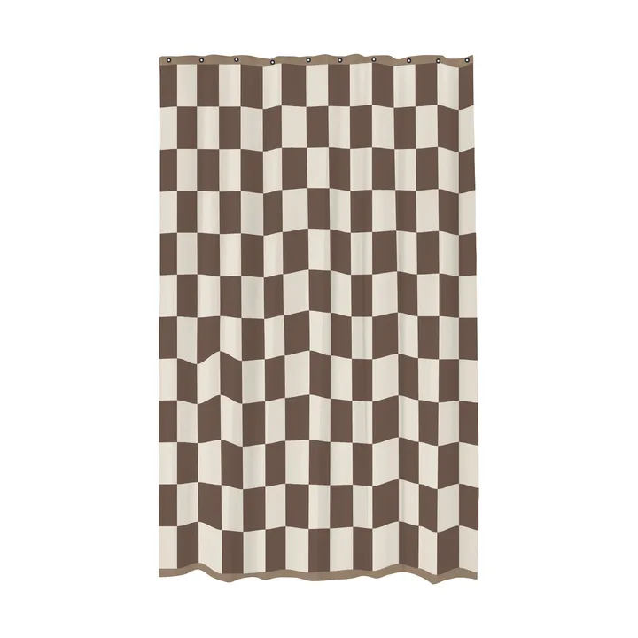 Retro bruseforhæng 150x200 cm - Brun - Mette Ditmer