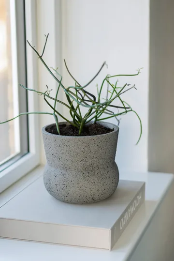 Stone blomsterkrukke Ø17 cm - Grey - Mette Ditmer