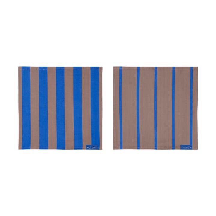 Stripes karklud 33x33 cm 2-pak, Blush Mette Ditmer