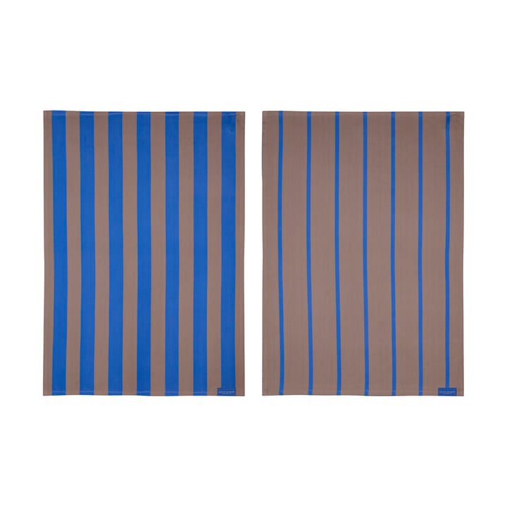 Stripes viskestykke 50x70 cm 2-pak, Blush Mette Ditmer