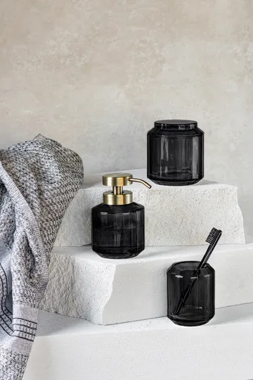 Vision 2-i-1 glaskrukke - Black - Mette Ditmer