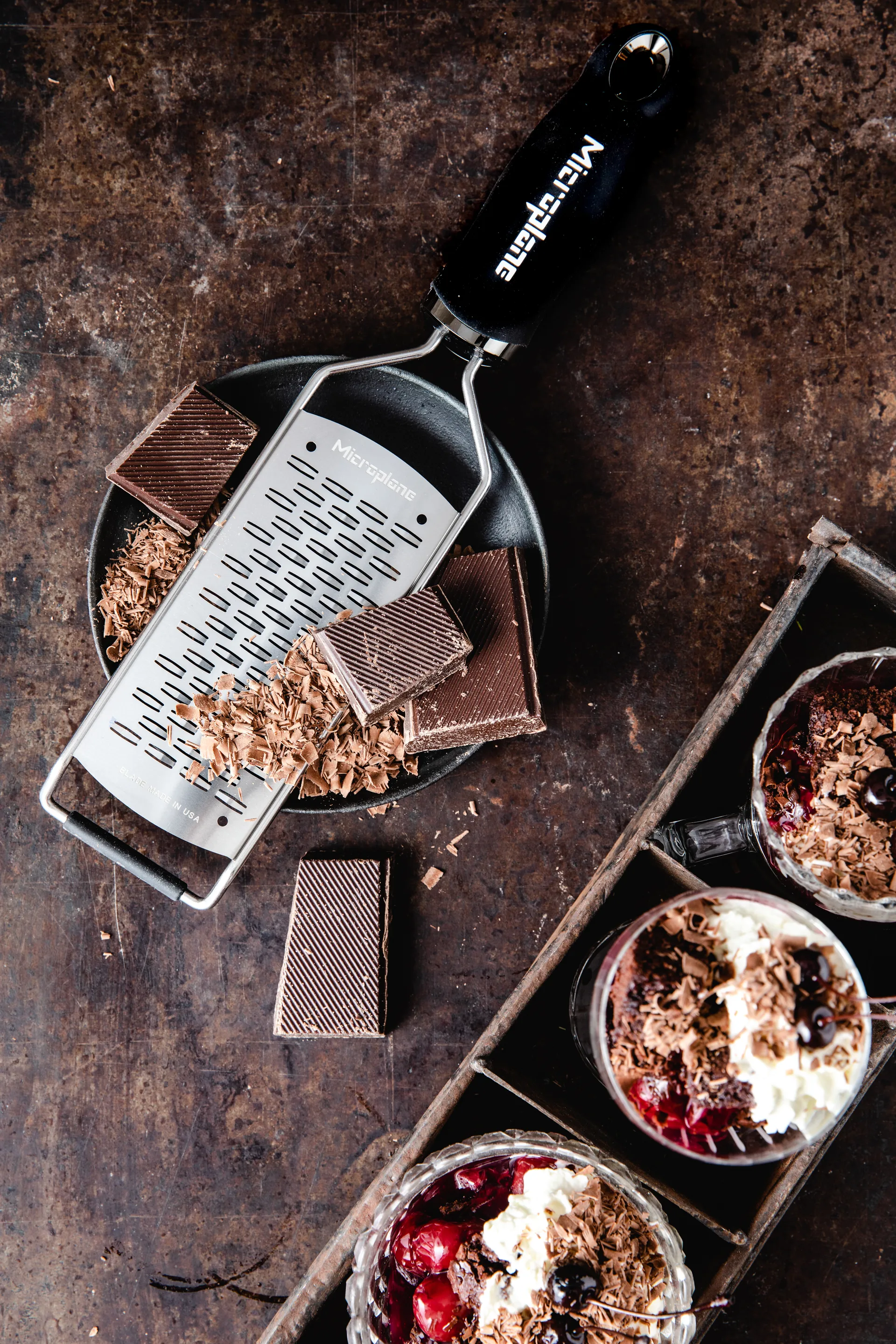 Gourmet ribbon rivejern 31 cm, Black Microplane