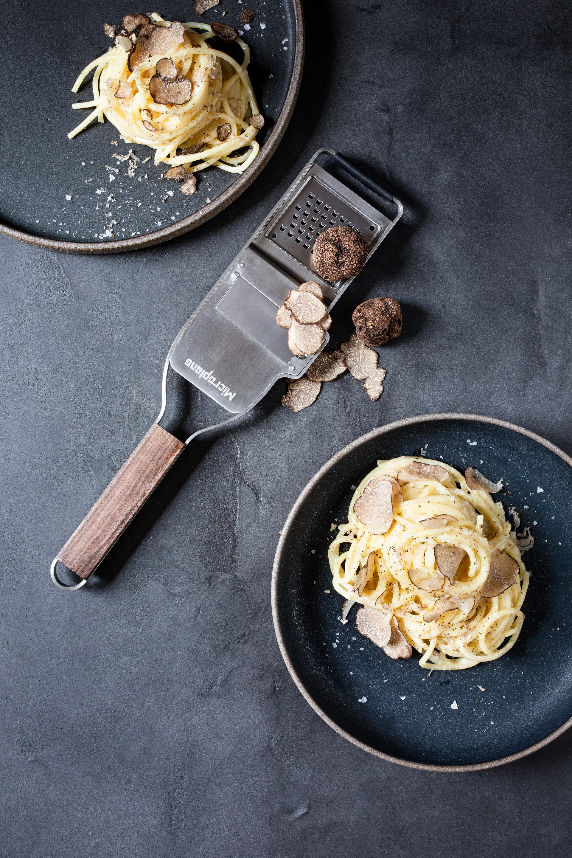 Master 2-i-1 trøffeljern 29,6 cm, Walnut Microplane